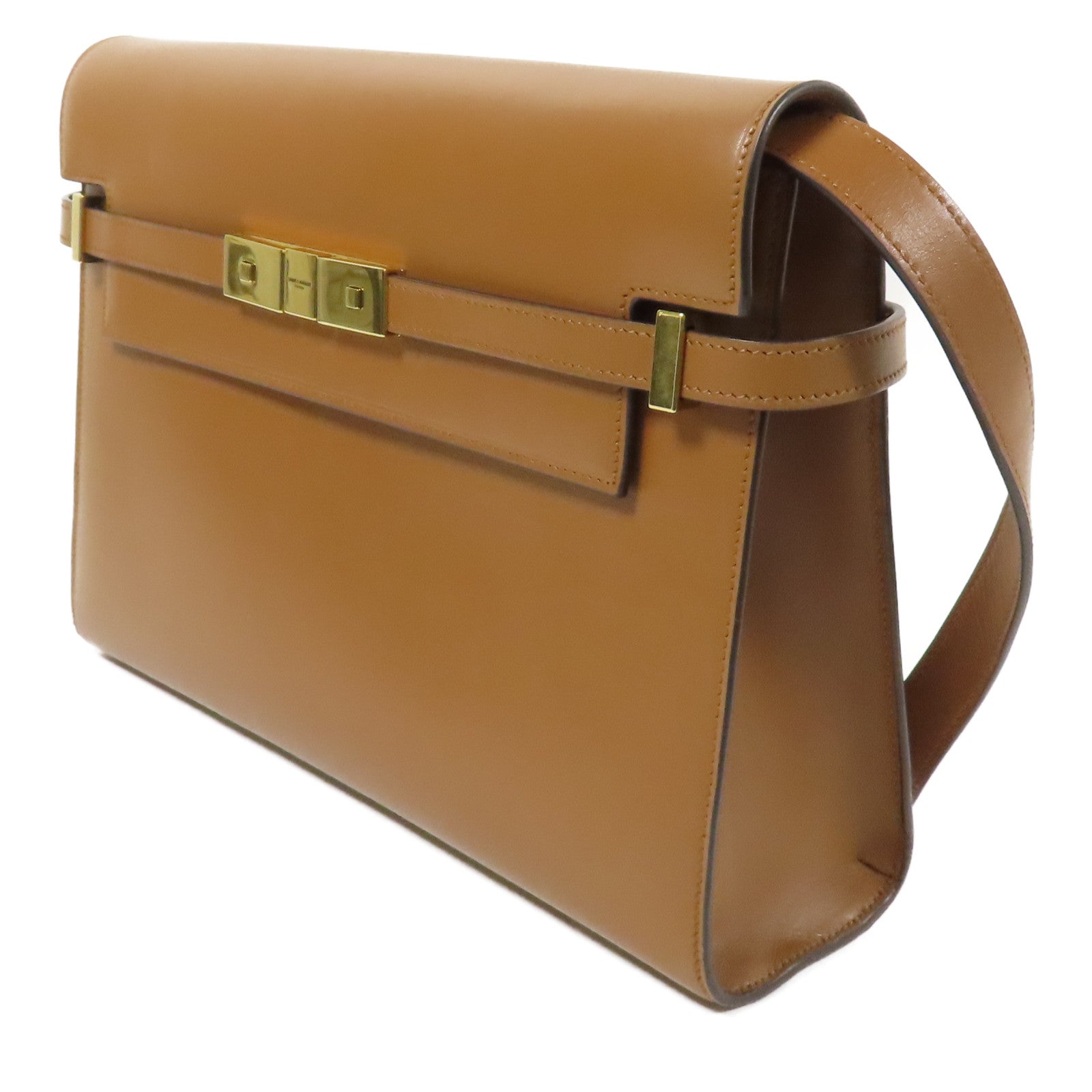 YVES SAINT LAURENT 牛皮皮革Manhattan Small金扣肩背袋