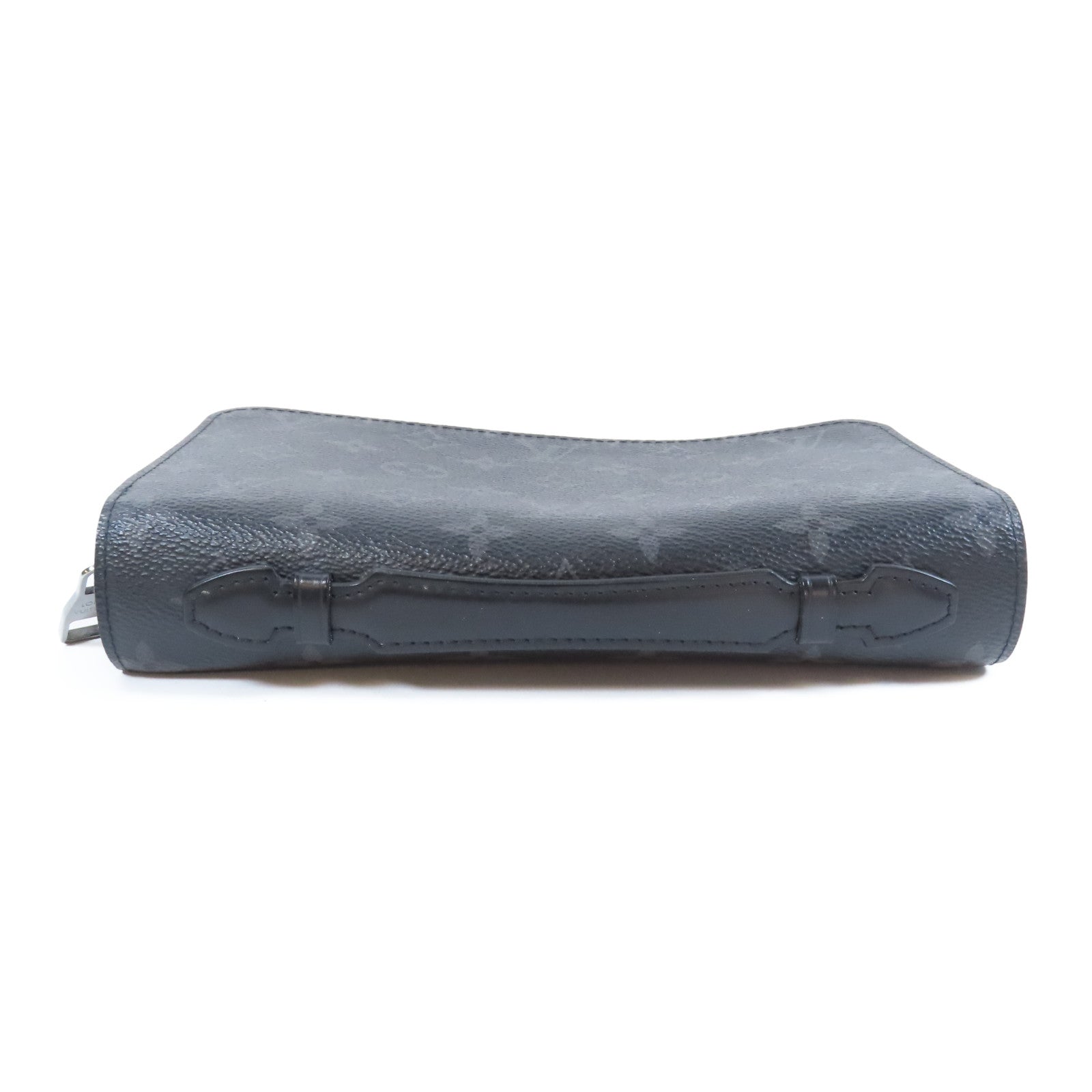 LOUIS VUITTON 【激減優惠】Monogram Eclipse Zippy XL Wallet銀扣手拿包/錢包黑色