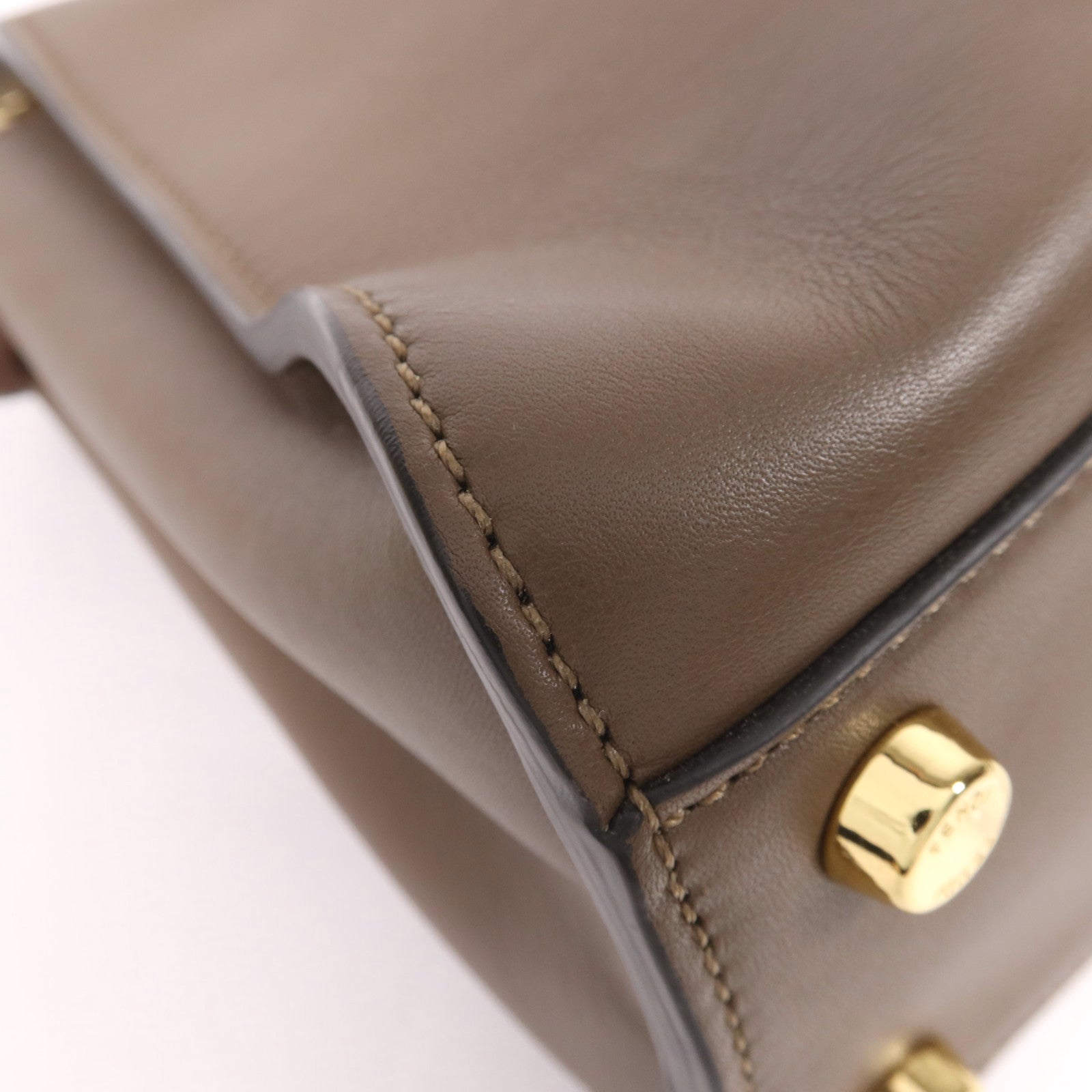 FENDI 牛皮皮革Peekaboo金扣手挽肩背兩用袋