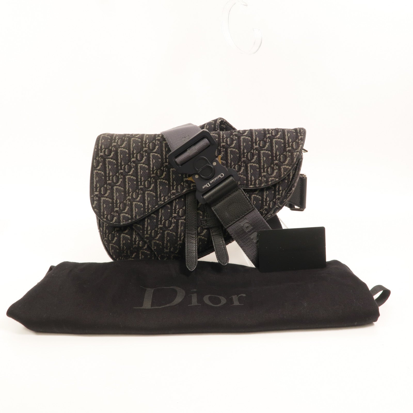 Dior Oblique帆布Saddle肩背袋