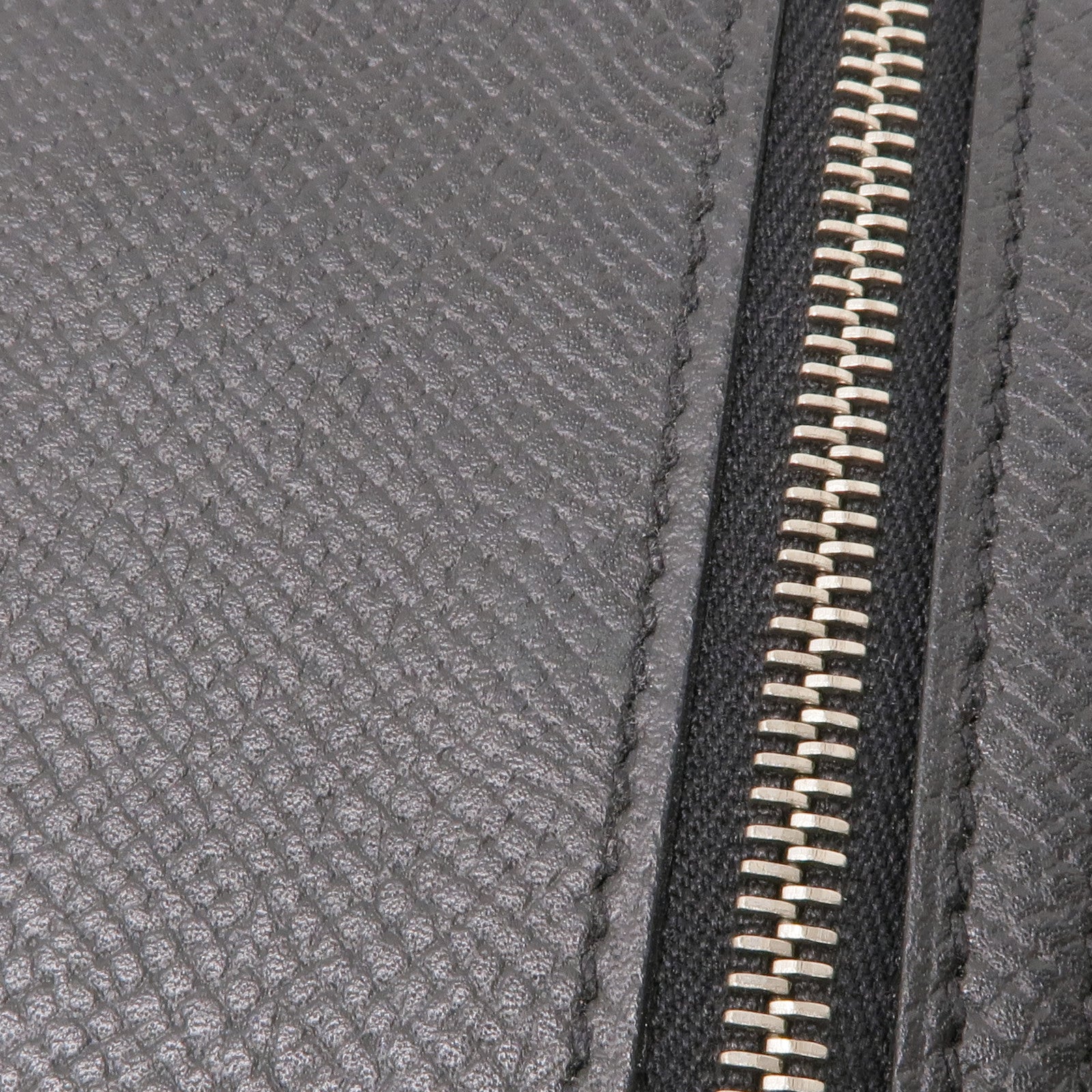 HERMES Epsom皮革Bearn Wallet銀扣長錢包Noir