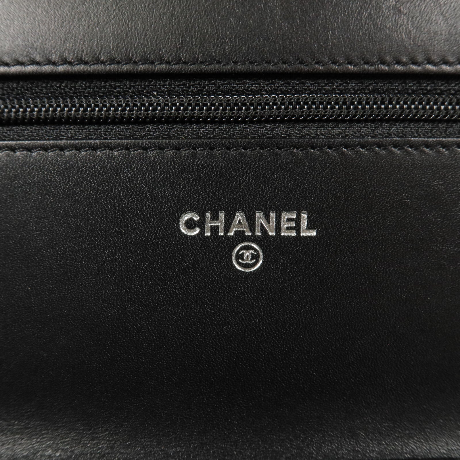 CHANEL 牛皮皮革Cambon Wallet On Chain鏈帶肩背袋