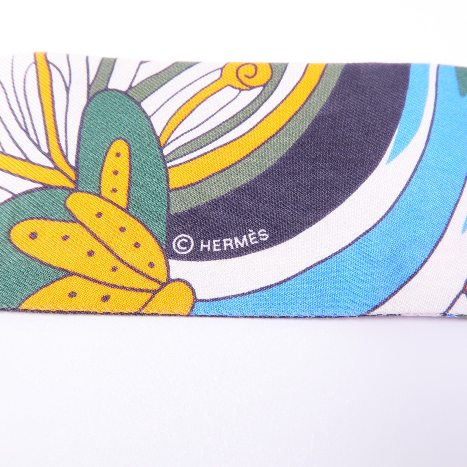 HERMES 絲質Twilly絲巾