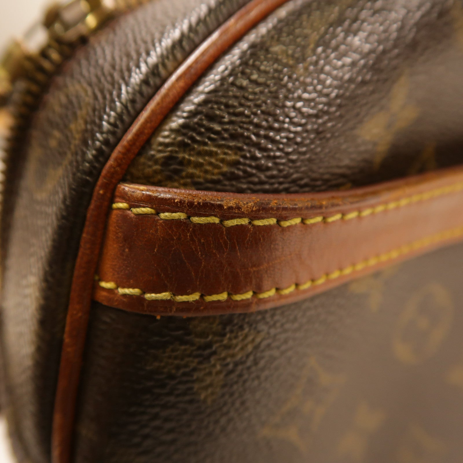 LOUIS VUITTON Monogram Blois金扣肩背袋棕色