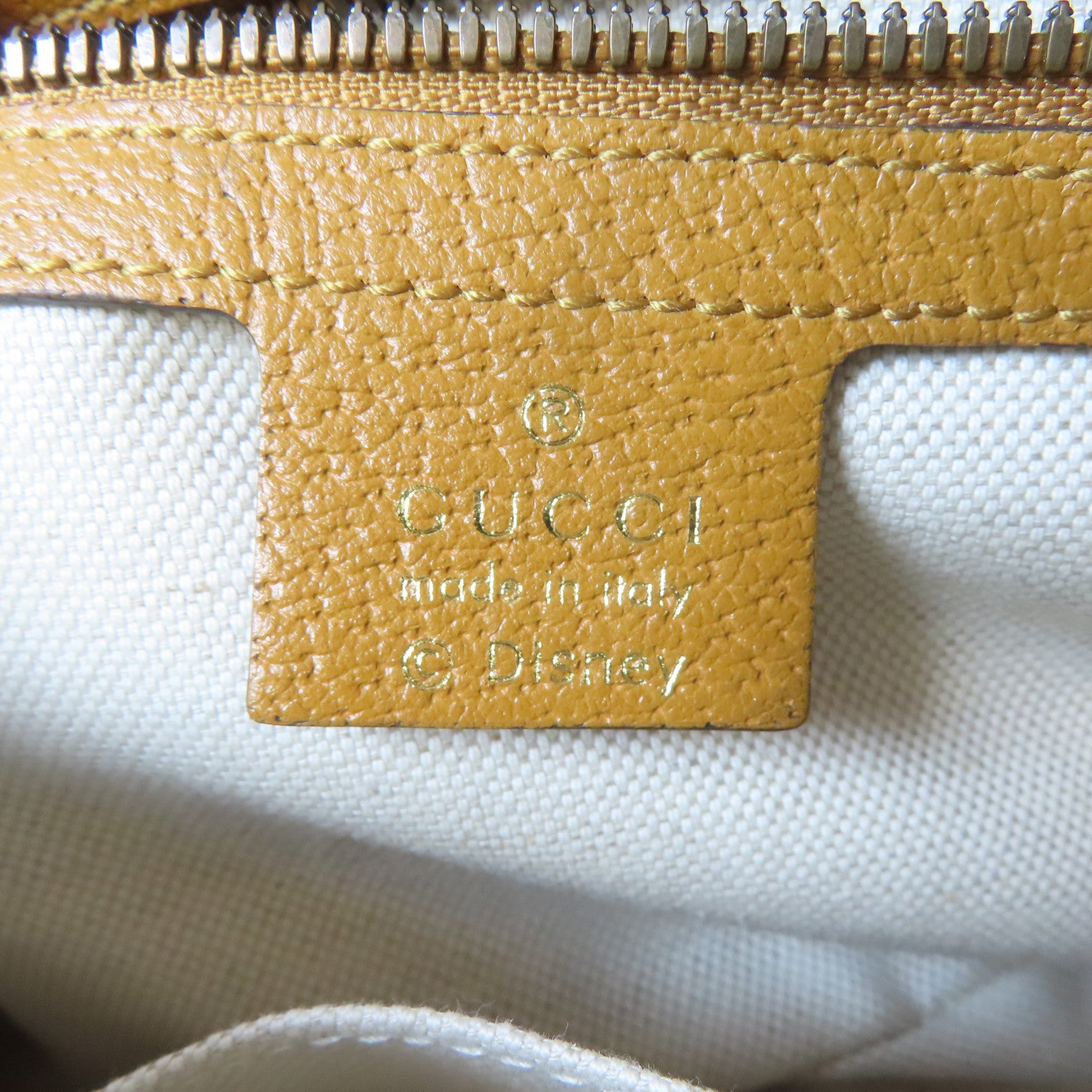 GUCCI 【激減優惠】塗層帆布Disney Gucci Mini Supreme Belt Bag金扣腰包啡色