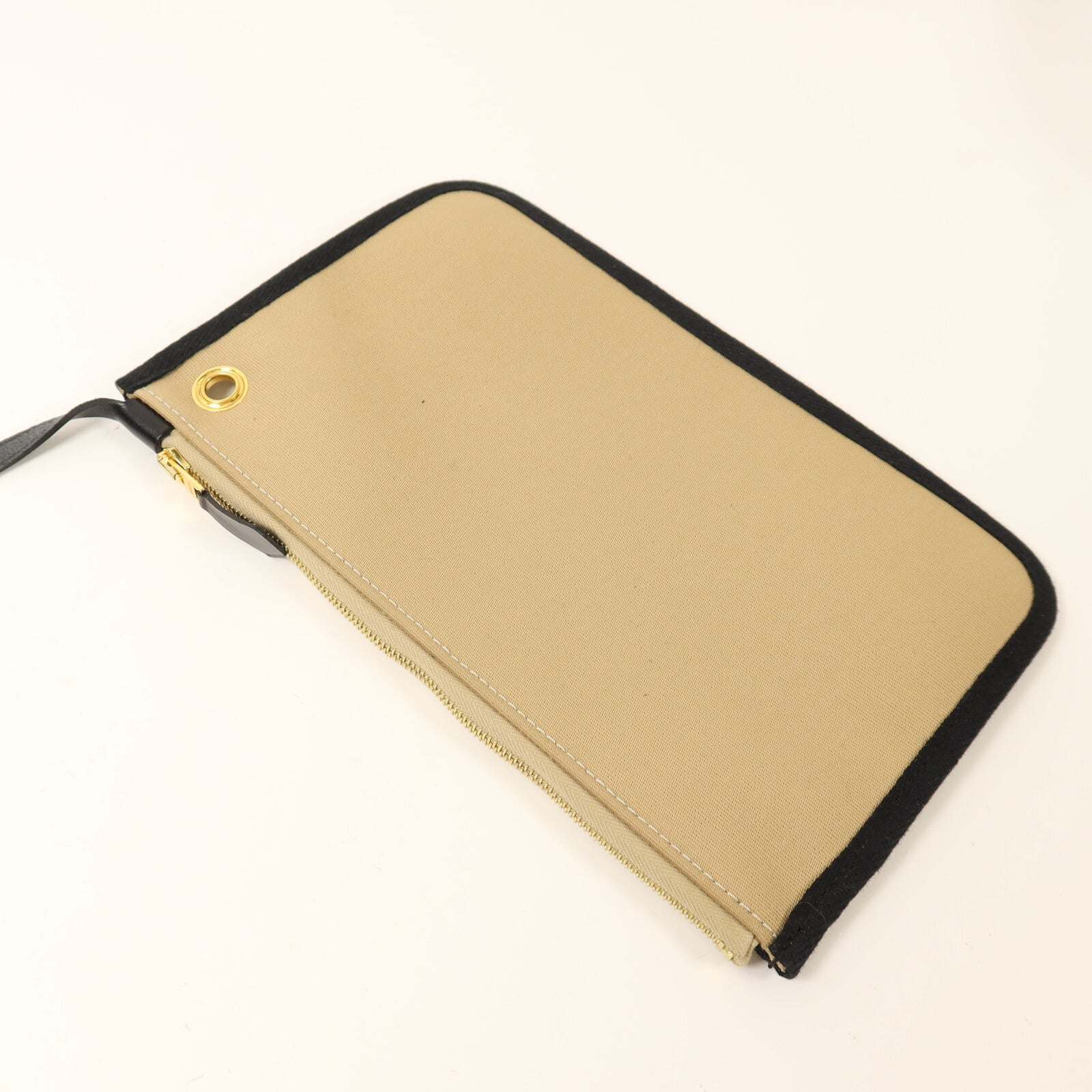 HERMES 帆布Herbag PM手挽肩背兩用袋Trench/Noir