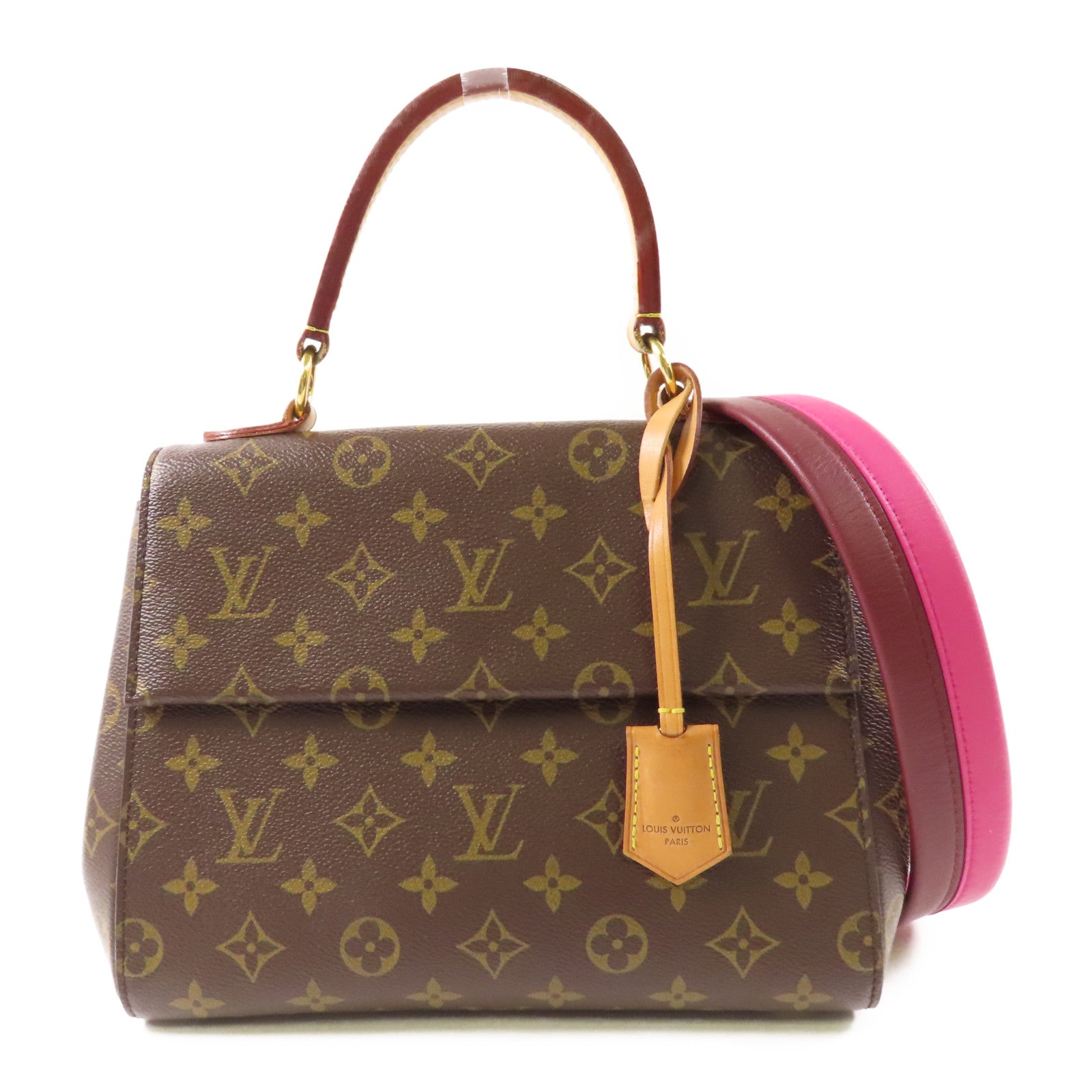 LOUIS VUITTON Monogram Cluny BB手挽肩背兩用袋