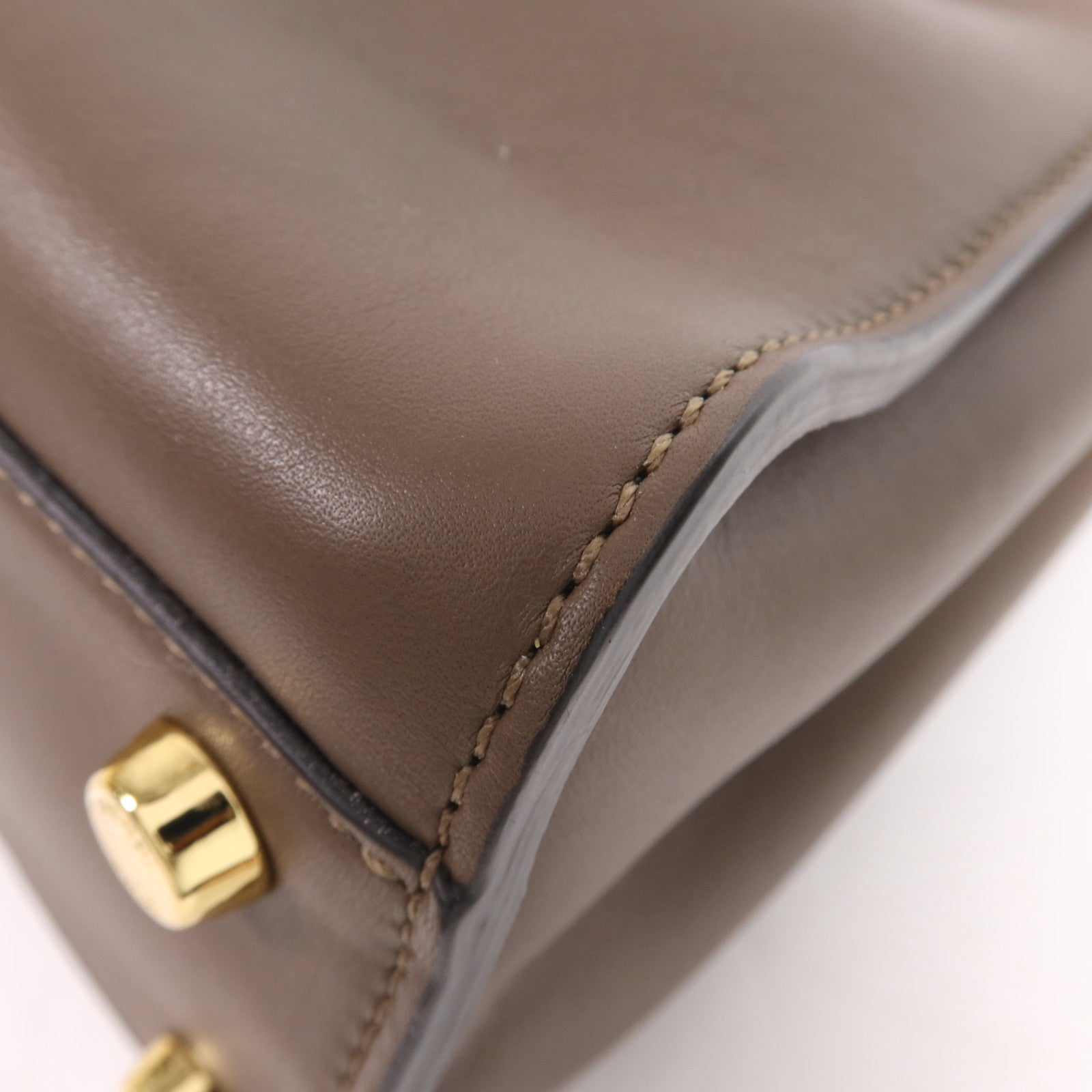 FENDI 牛皮皮革Peekaboo金扣手挽肩背兩用袋