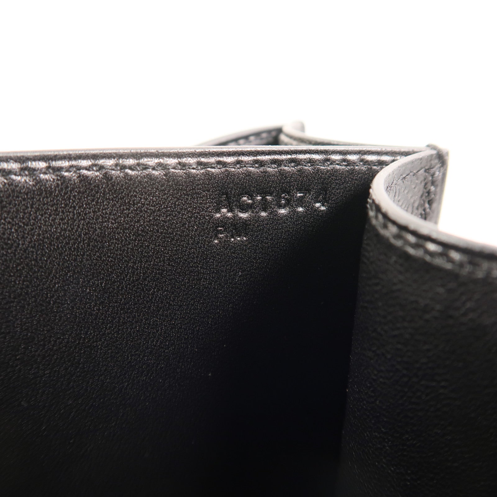 HERMES Epsom皮革Constance 24肩背袋Noir