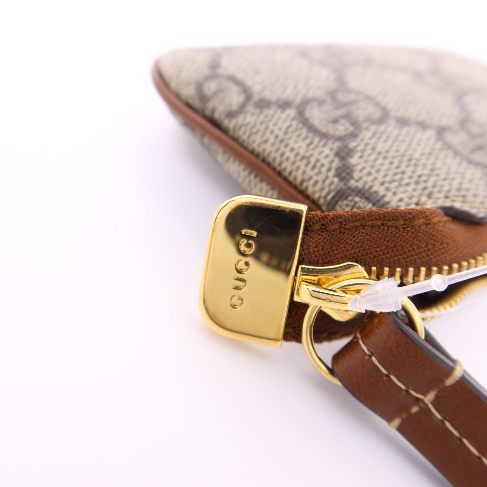 GUCCI 塗層帆布Coin Case金扣零錢包