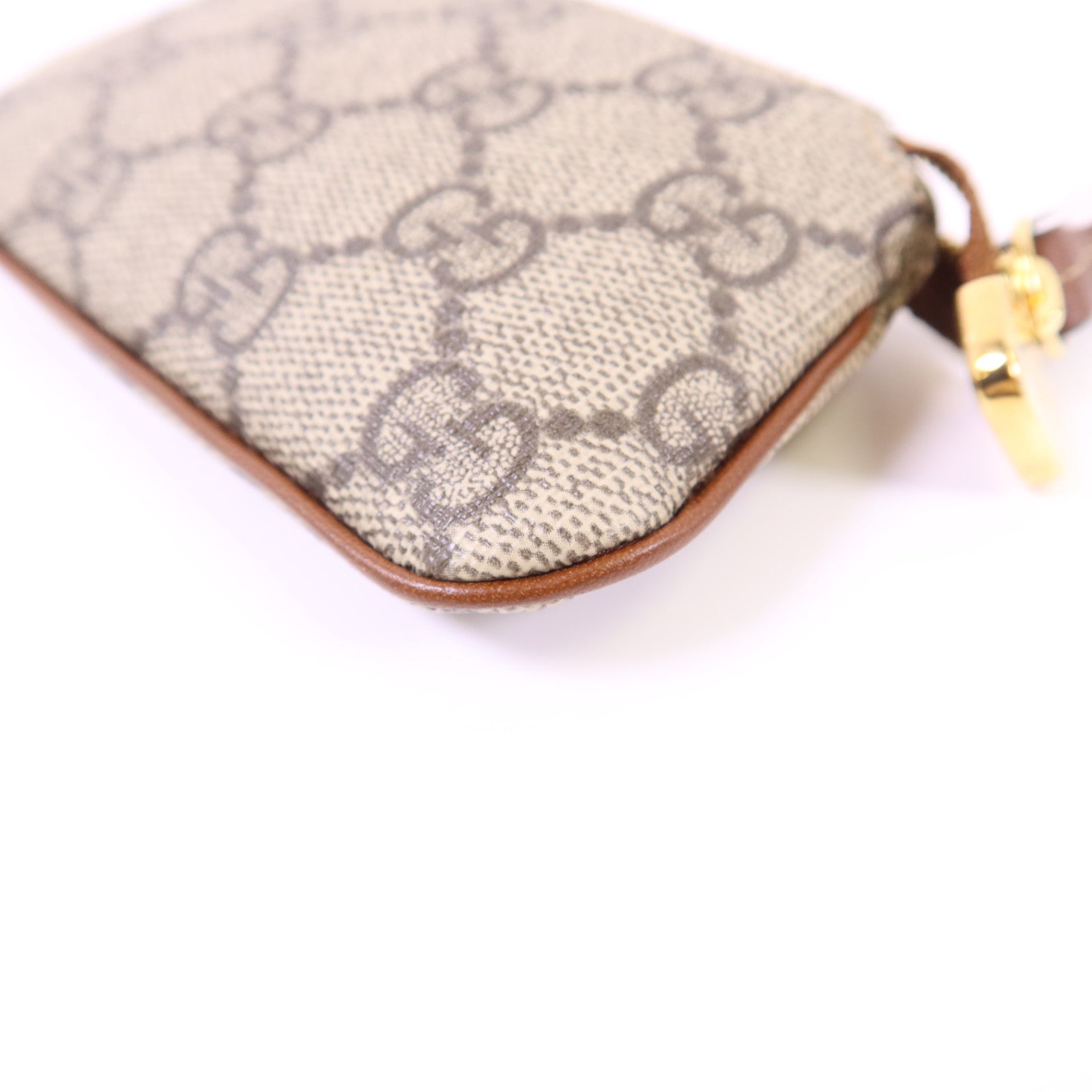 GUCCI 塗層帆布Coin Case金扣零錢包