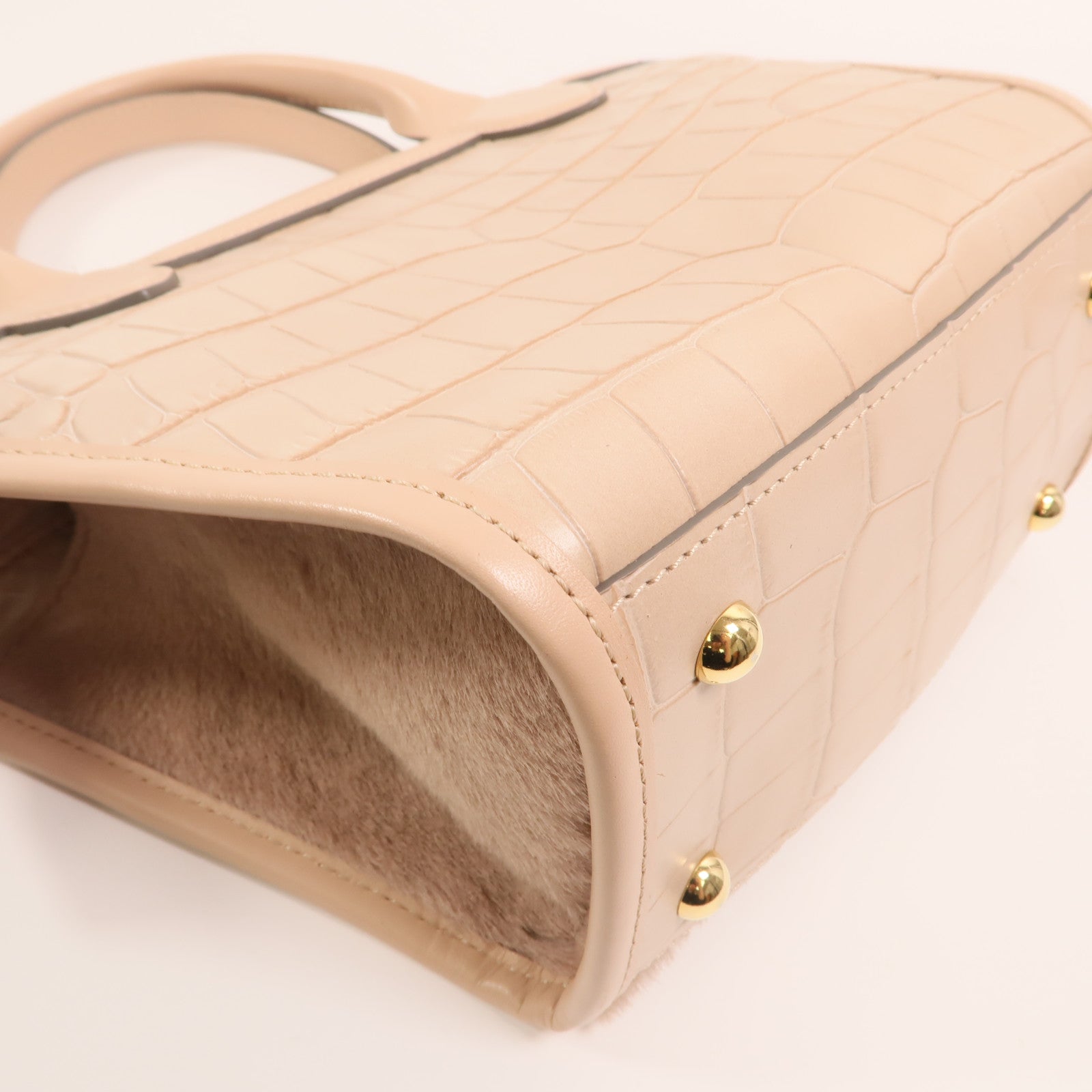 Longchamp 牛皮皮革2 Way Shoulder Bag金扣手挽肩背兩用袋