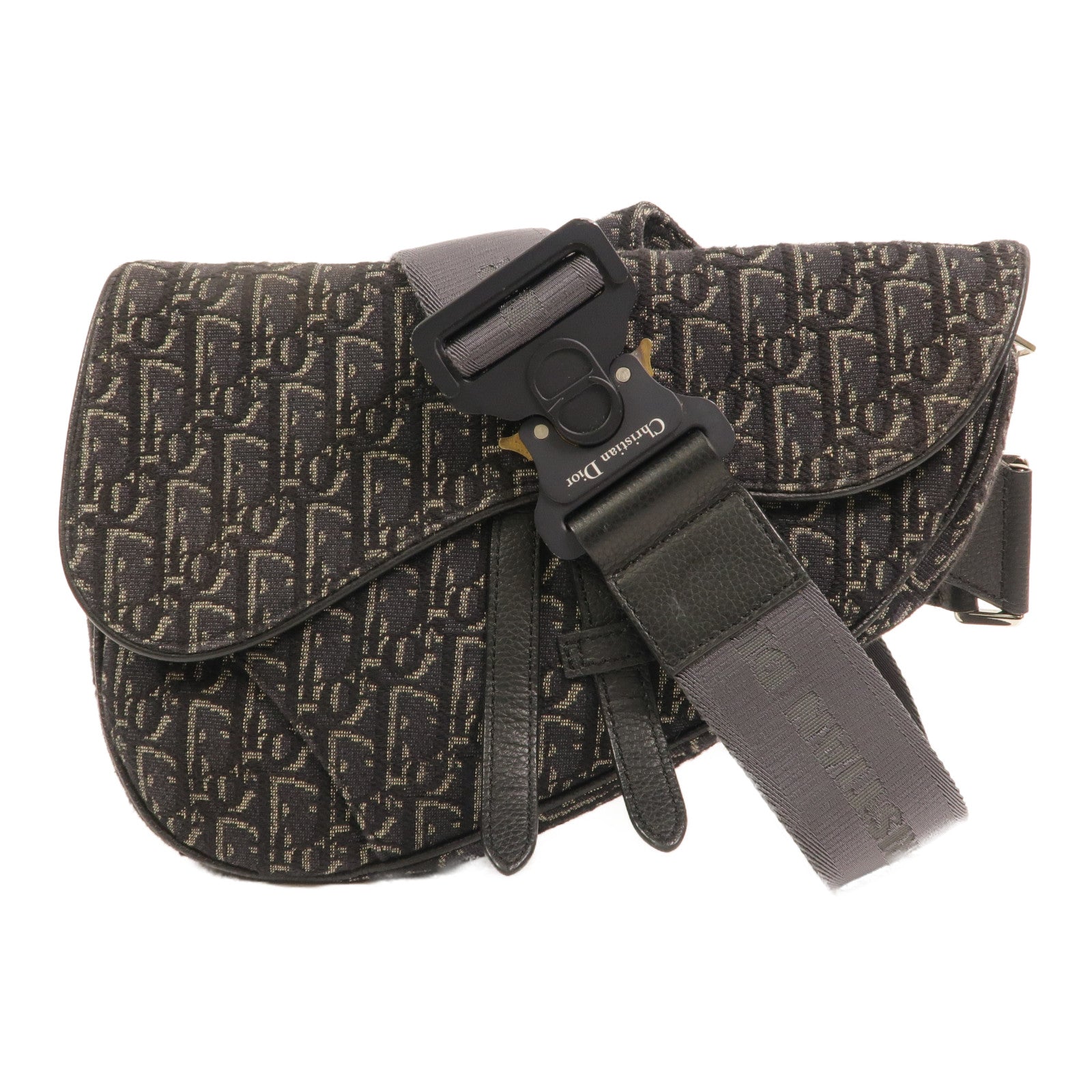 Dior Oblique帆布Saddle肩背袋