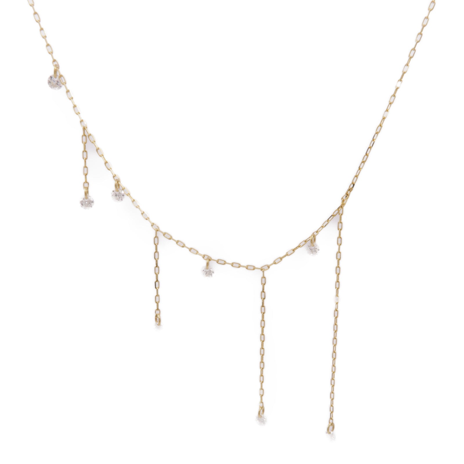 JEWELRY 18K黃金Diamond Necklace鑽石項鍊