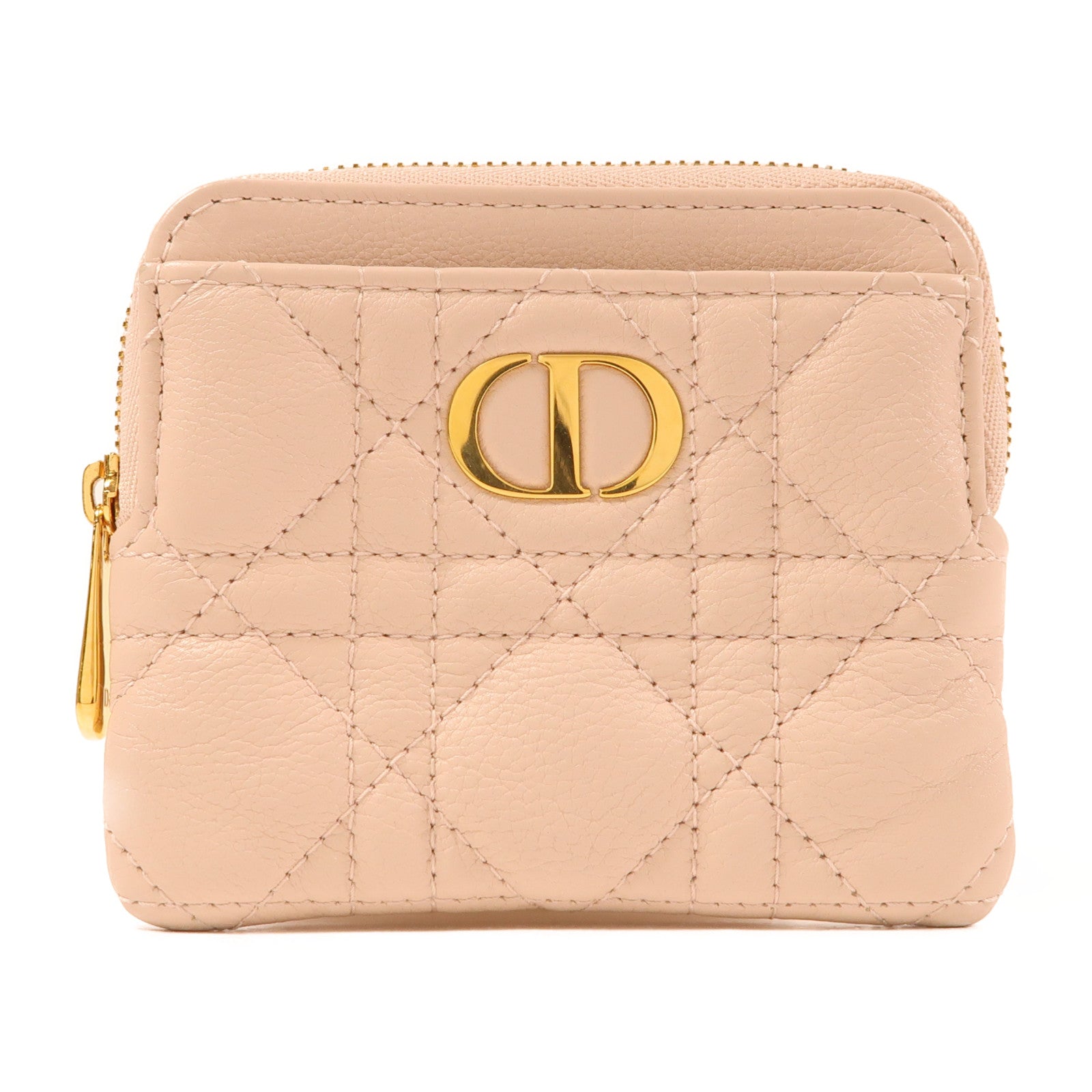 Dior 牛皮皮革Card Lavender金扣卡片套