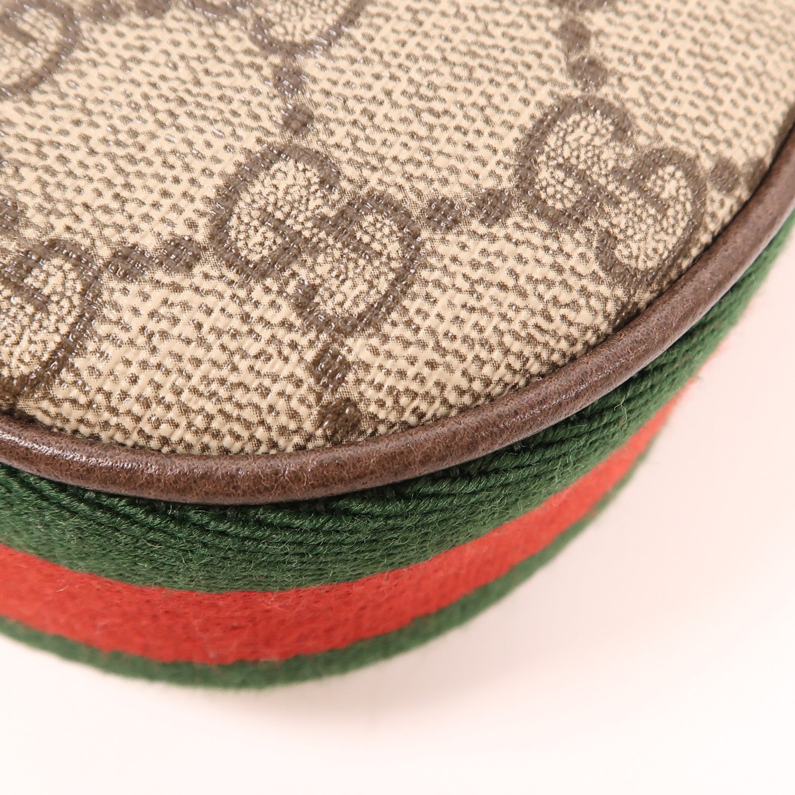 GUCCI 塗層帆布GG Supreme Shoulder Bag銀扣肩背袋