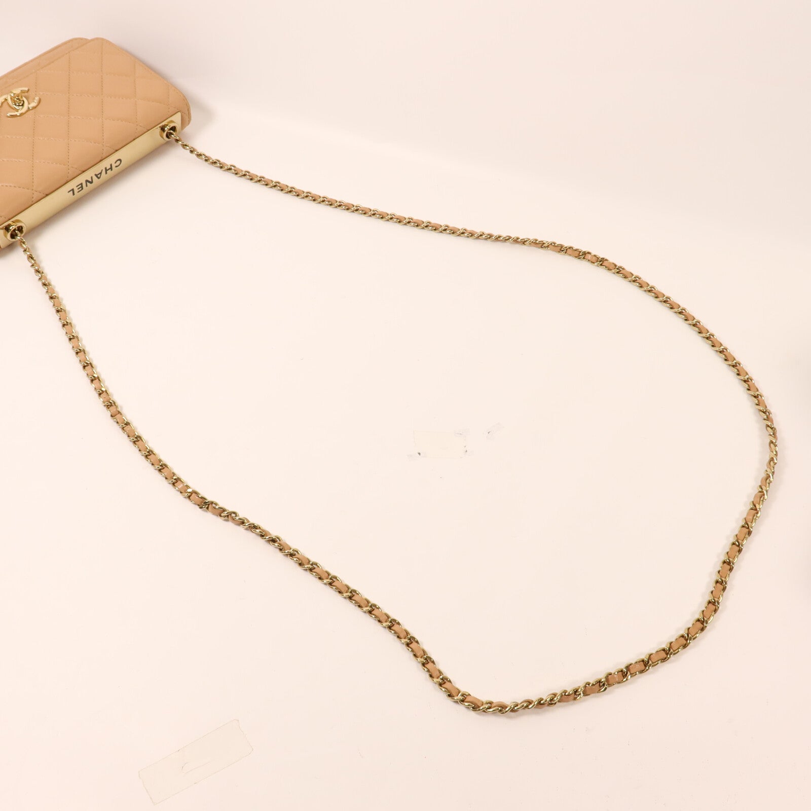 CHANEL 羊皮皮革Trendy Wallet On Chain鏈帶肩背袋