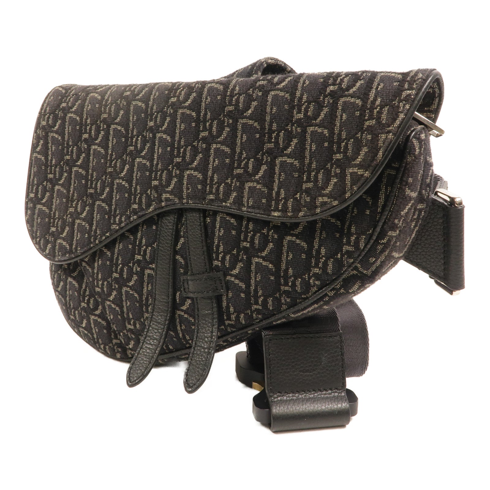 Dior Oblique帆布Saddle肩背袋