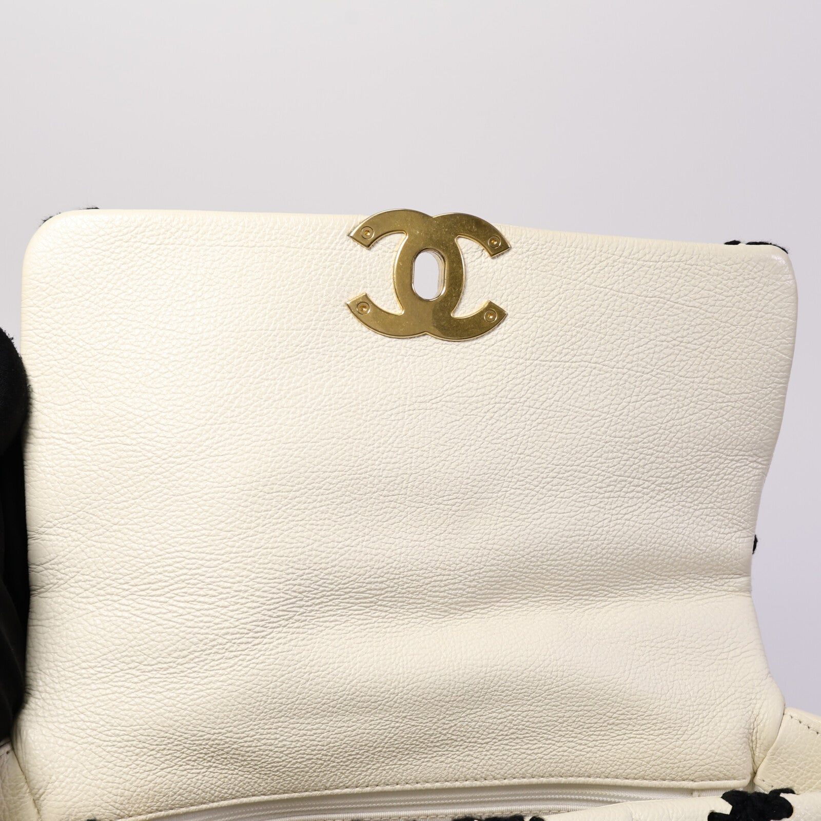 CHANEL 牛皮皮革Chanel 19 Small手挽肩背兩用袋