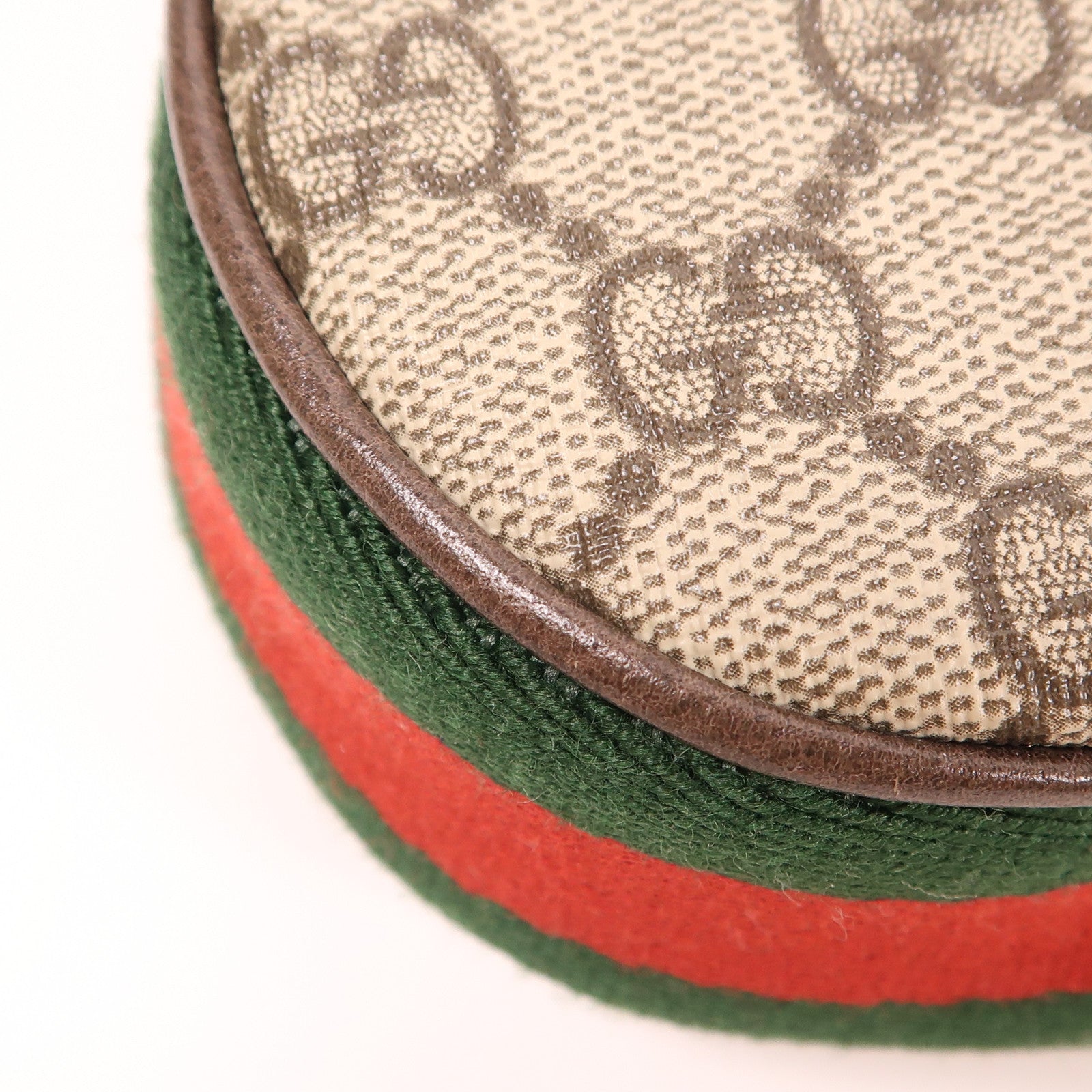 GUCCI 塗層帆布GG Supreme Shoulder Bag銀扣肩背袋