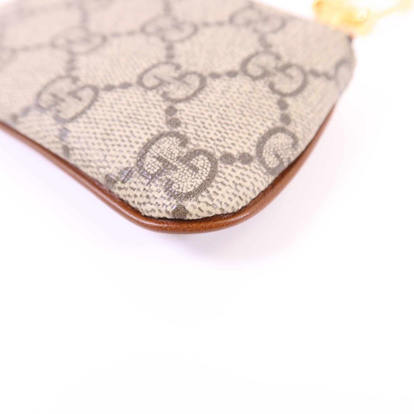 GUCCI 塗層帆布Coin Case金扣零錢包