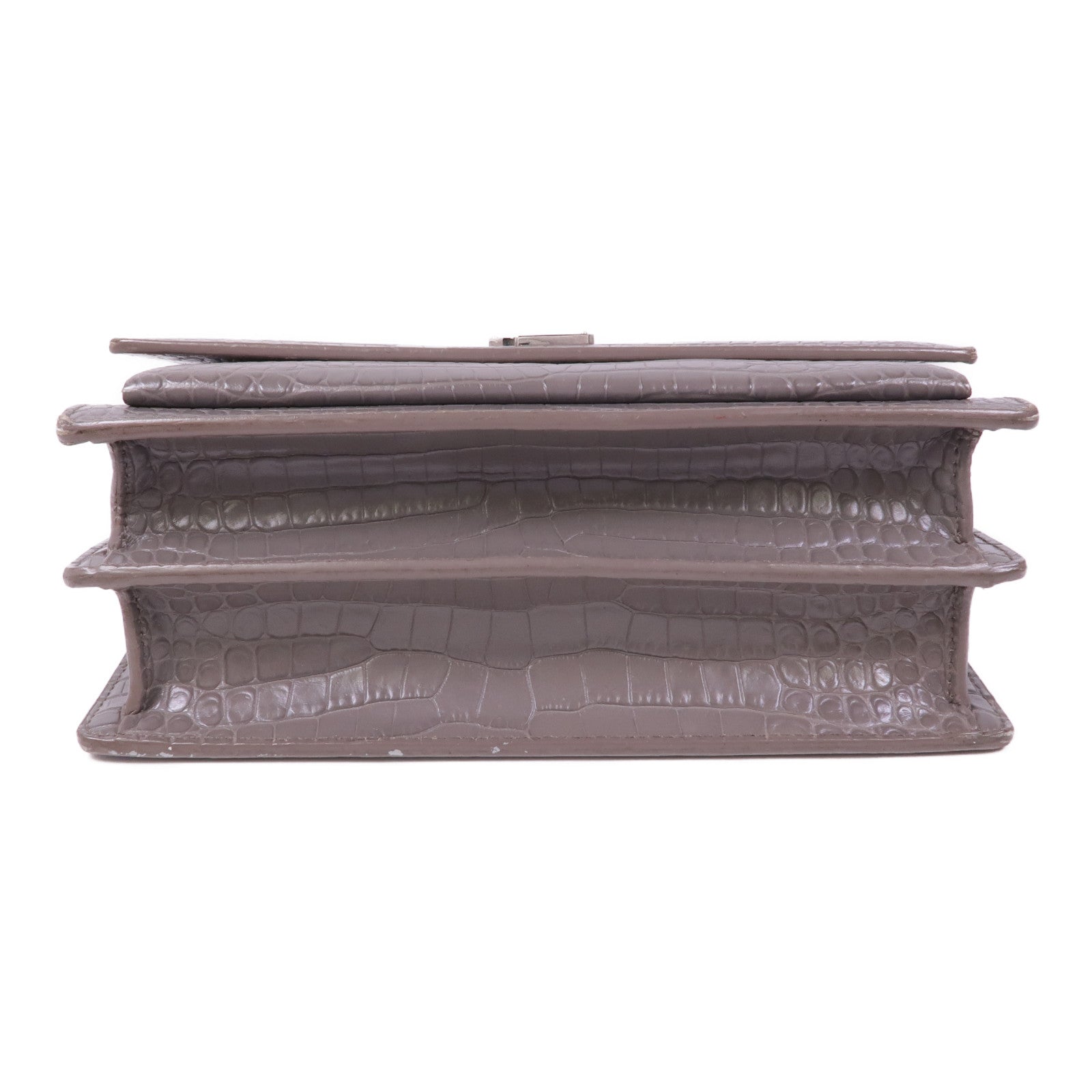 YVES SAINT LAURENT 牛皮皮革Sunset Medium銀扣鏈帶肩背袋