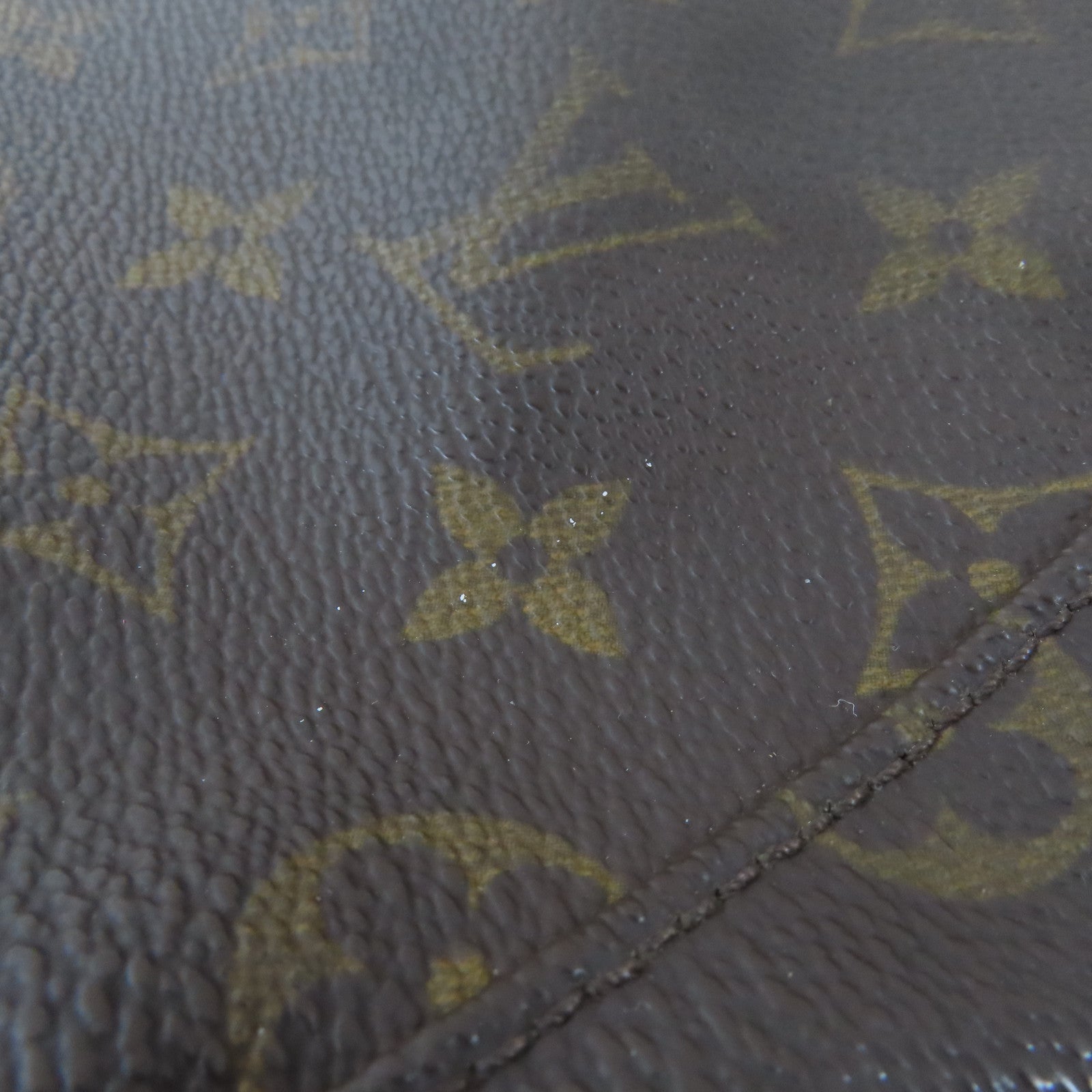 LOUIS VUITTON Monogram Looping MM金扣肩背袋啡色