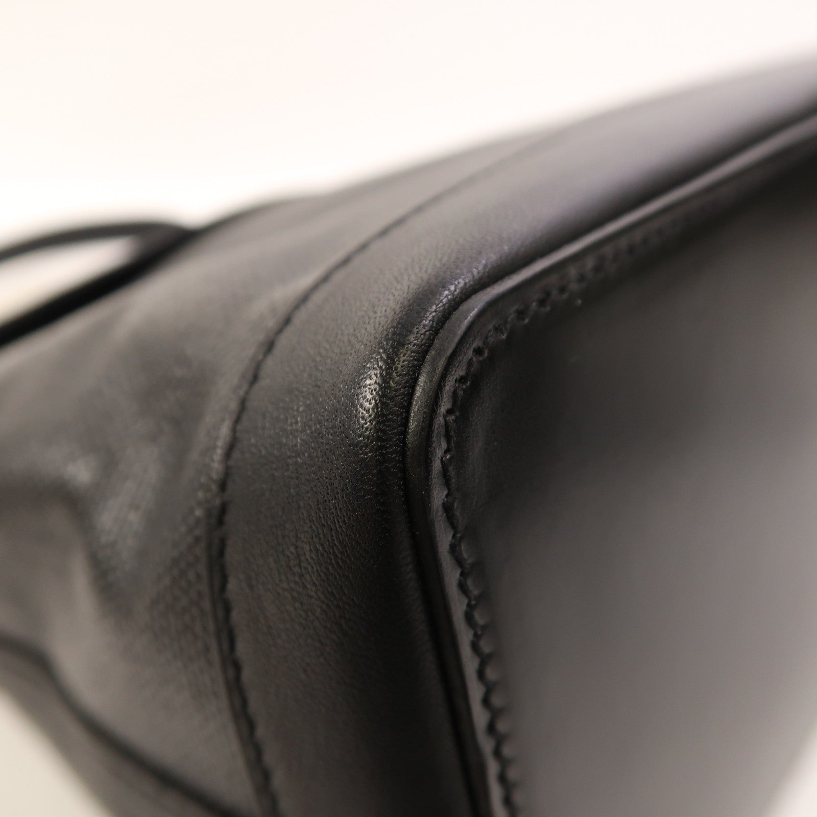 HERMES Toile帆布Col Roule 25銀扣肩背袋
