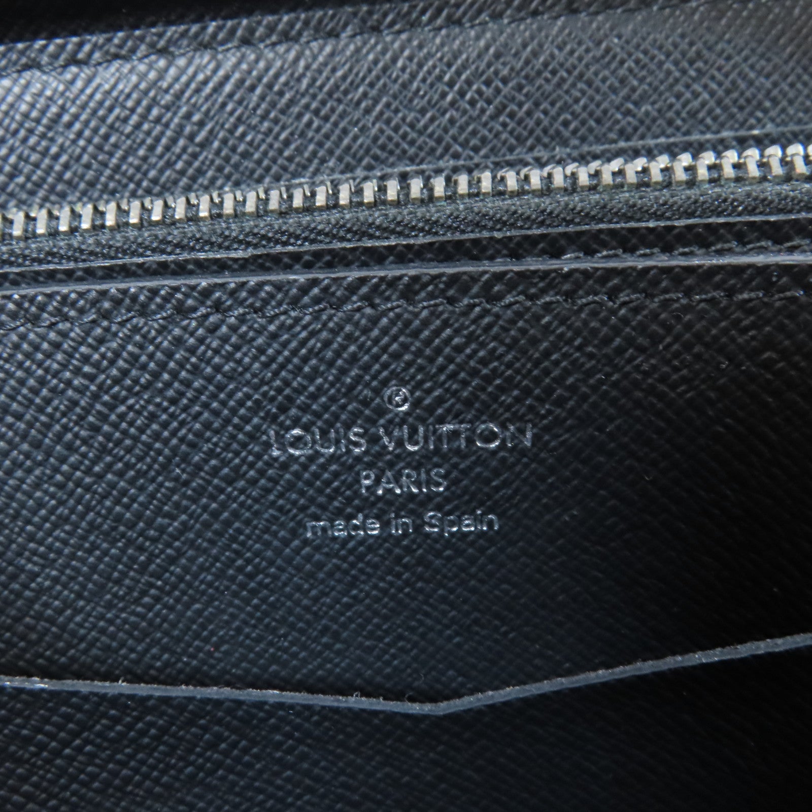 LOUIS VUITTON 【激減優惠】Monogram Eclipse Zippy XL Wallet銀扣手拿包/錢包黑色
