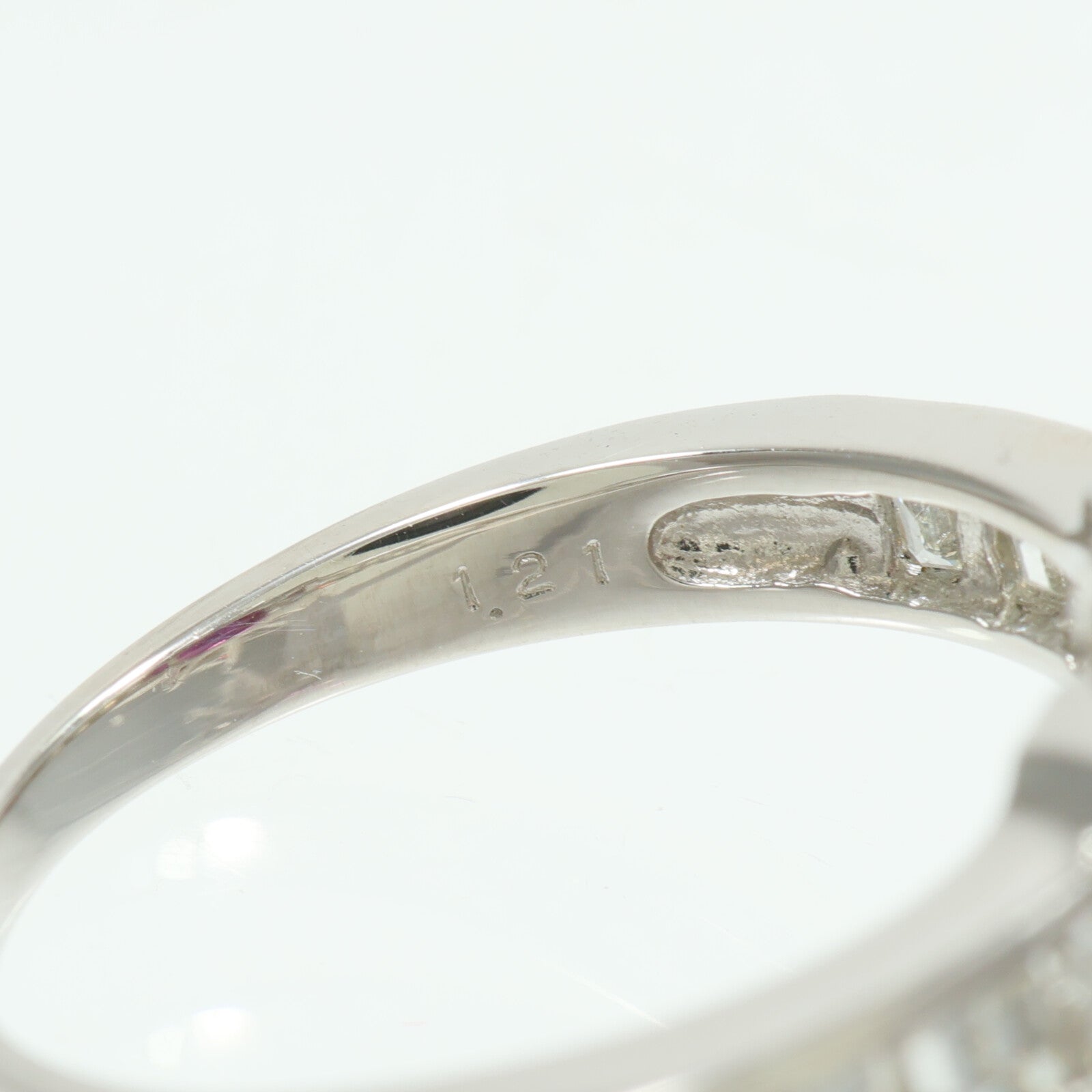 JEWELRY PT900鉑金Ruby Diamond Ring紅寶石/鑽石戒指
