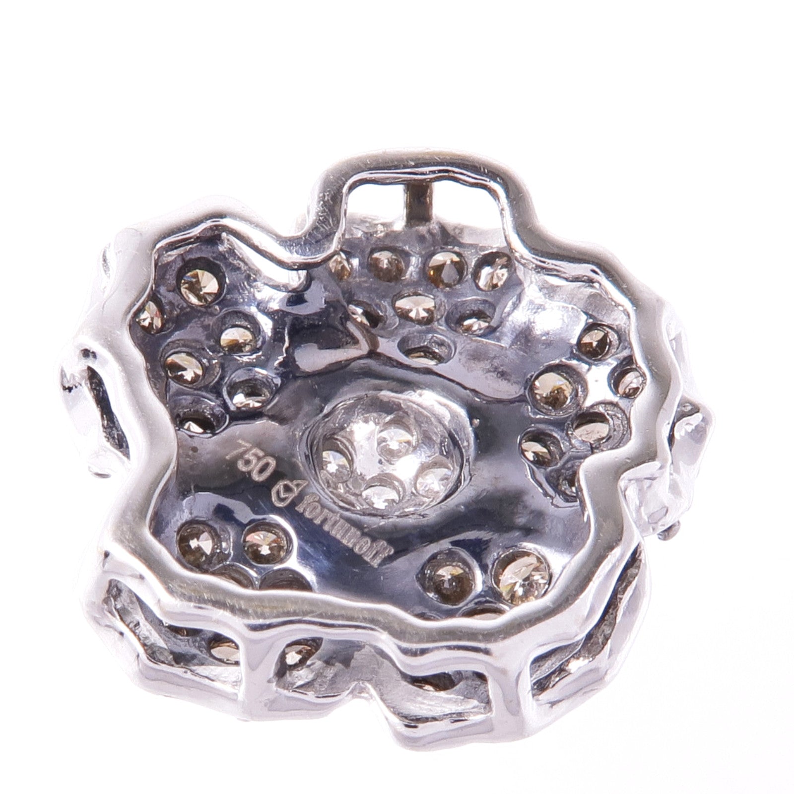 JEWELRY 18K白金Diamond Pendant Top鑽石吊墜