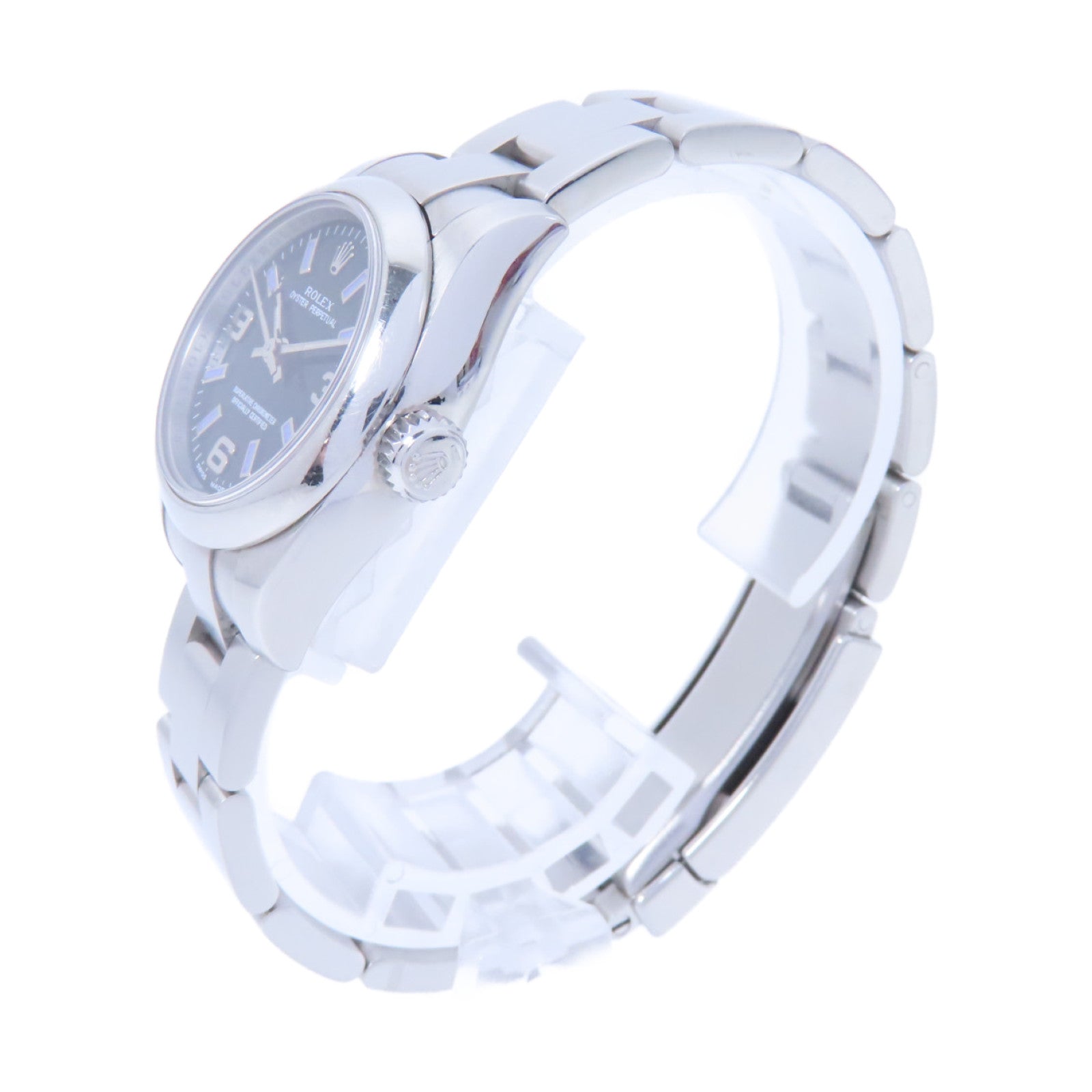 ROLEX Oyster Perpetual 26不鏽鋼手錶自動機芯黑色