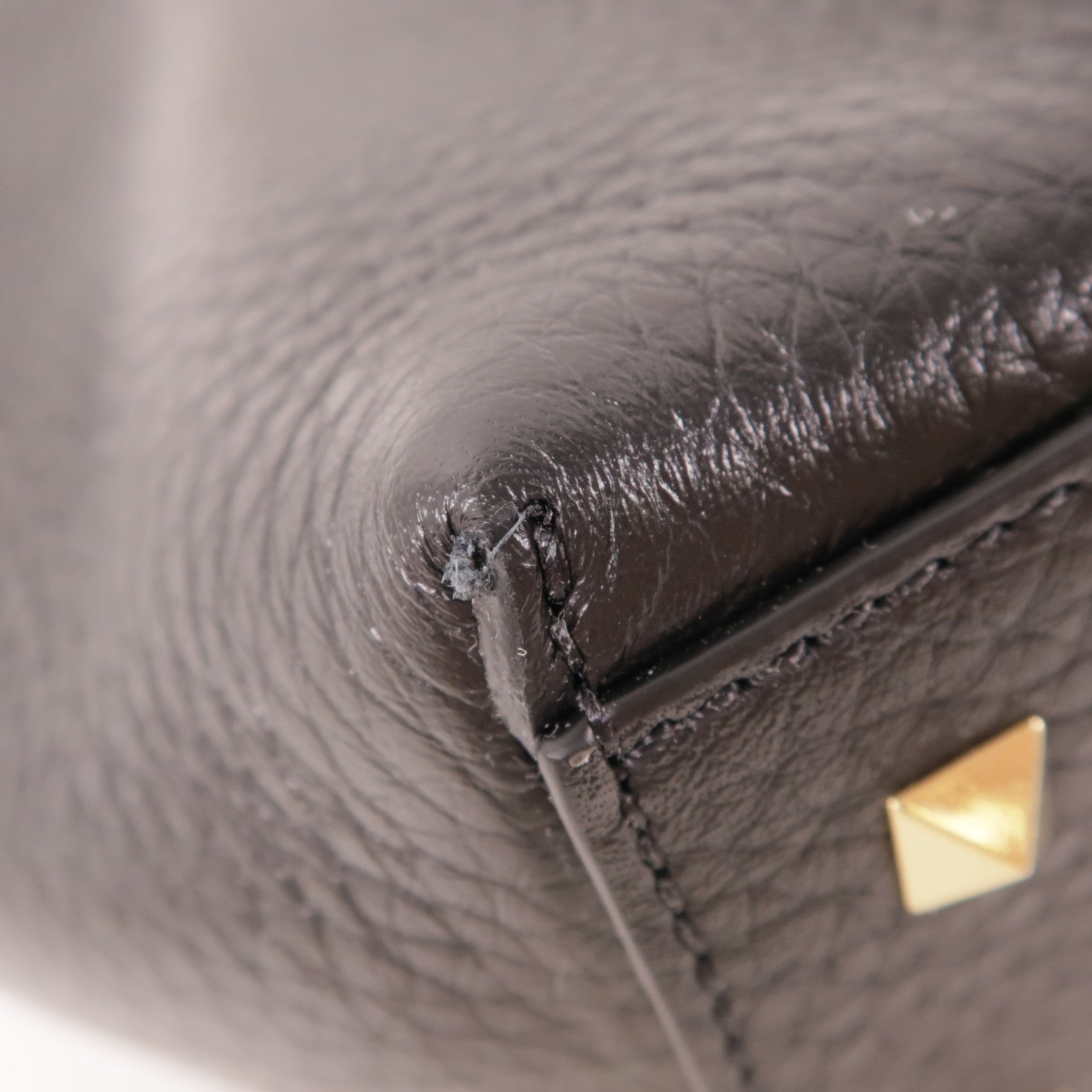 Valentino 【激減優惠】牛皮皮革Rockstud金扣手挽肩背兩用袋