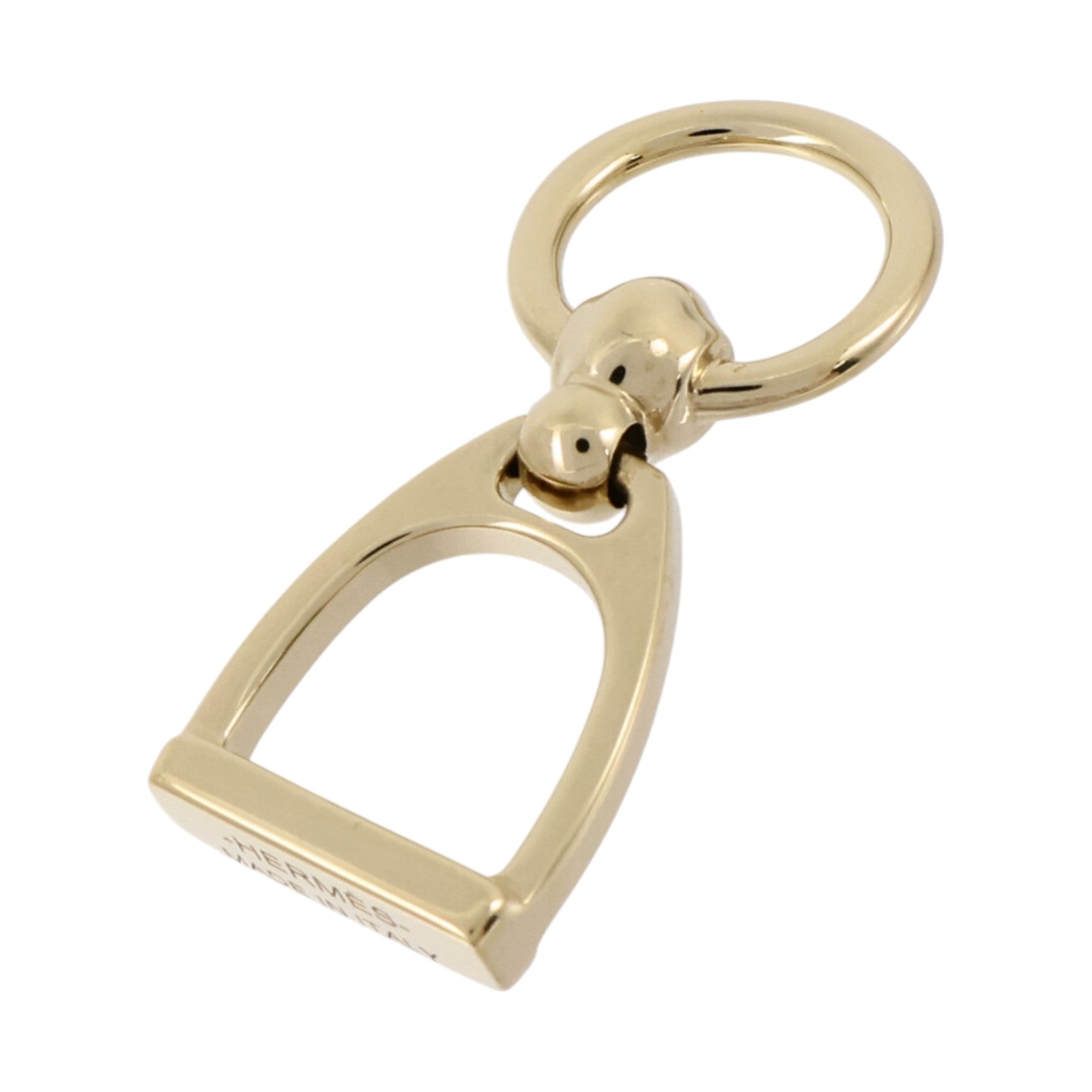 HERMES 金屬Charms Etrier Twilly Ring絲巾扣