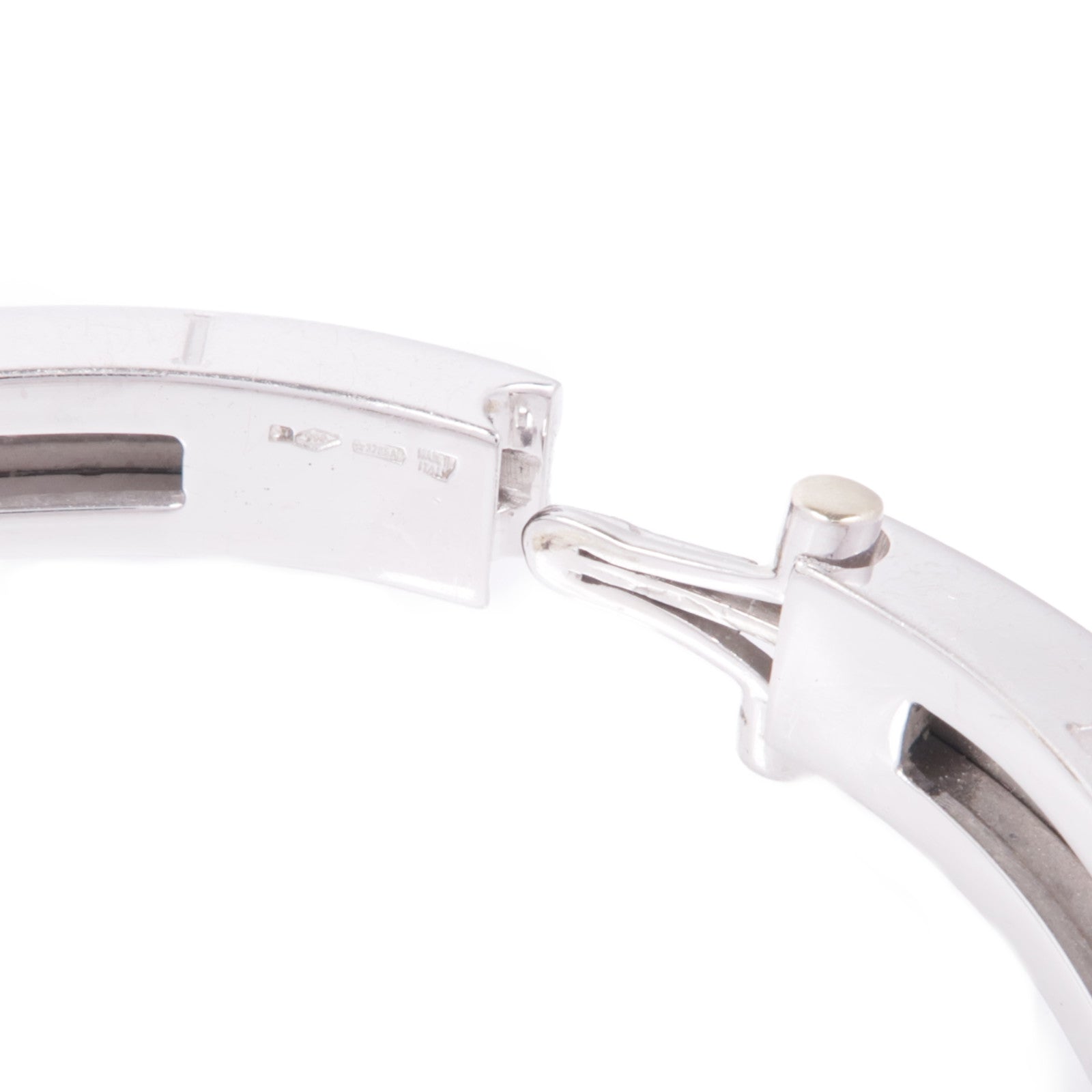 BVLGARI 18K白金B-zero1 Bracelet鑽石手鐲