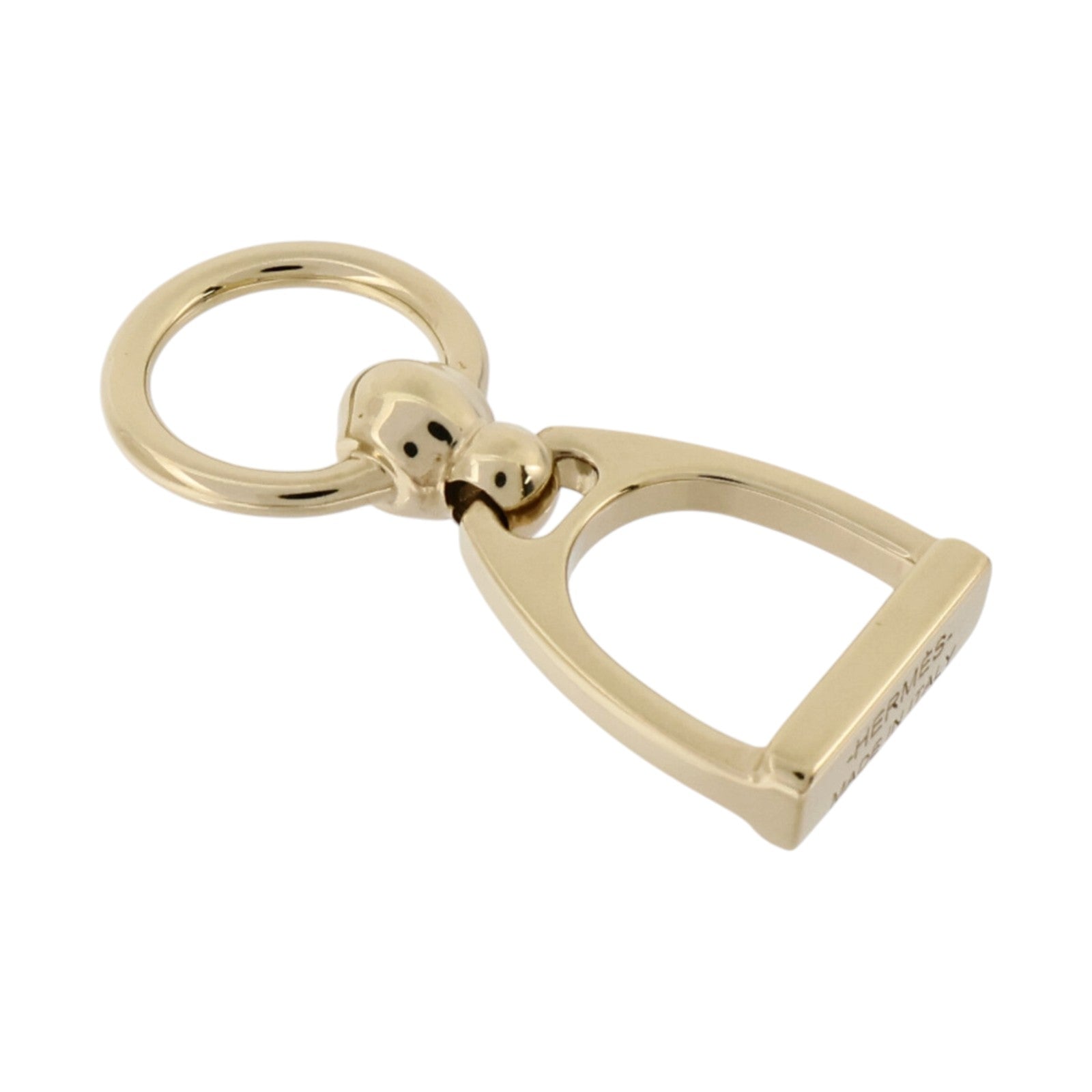 HERMES 金屬Charms Etrier Twilly Ring絲巾扣