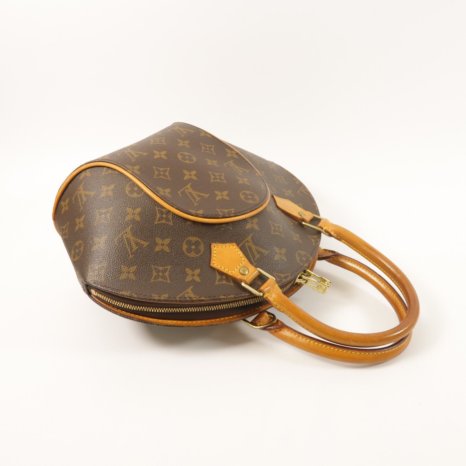LOUIS VUITTON Monogram Ellipse PM金扣手挽袋