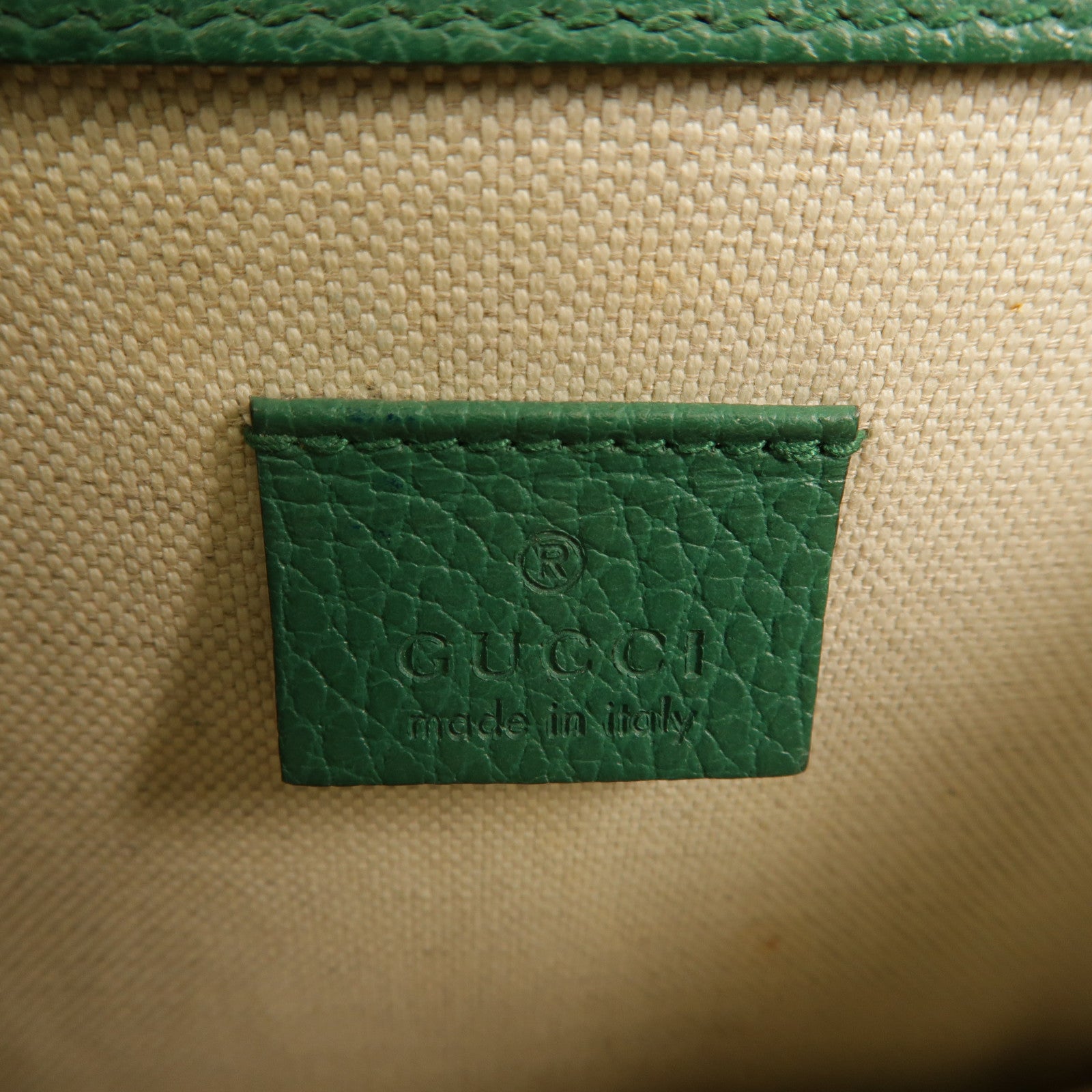 GUCCI GG SHW Dionysus Small Chain Shoulder Bag 421970 Calfskin Leather Green