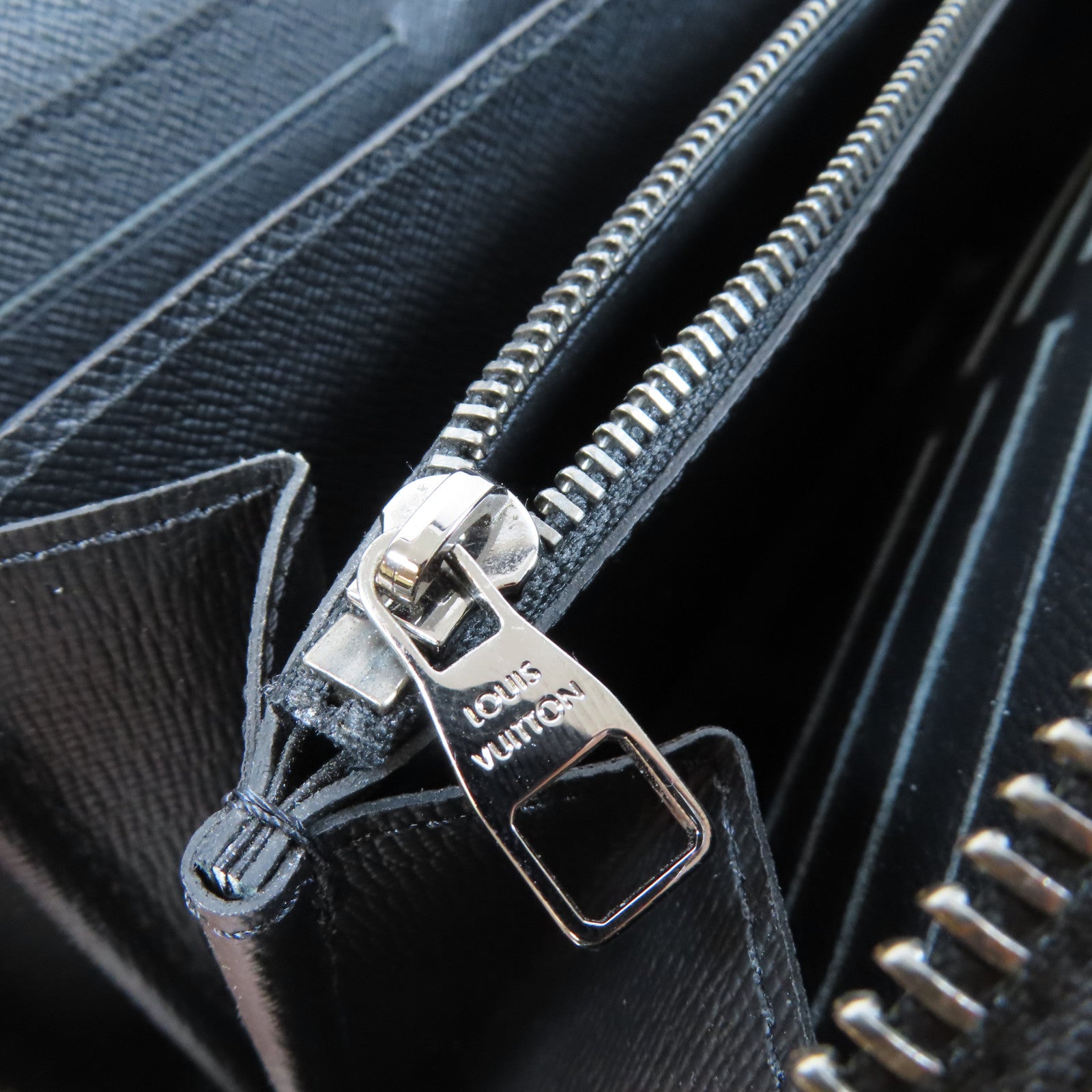 LOUIS VUITTON 【激減優惠】Monogram Eclipse Zippy XL Wallet銀扣手拿包/錢包黑色