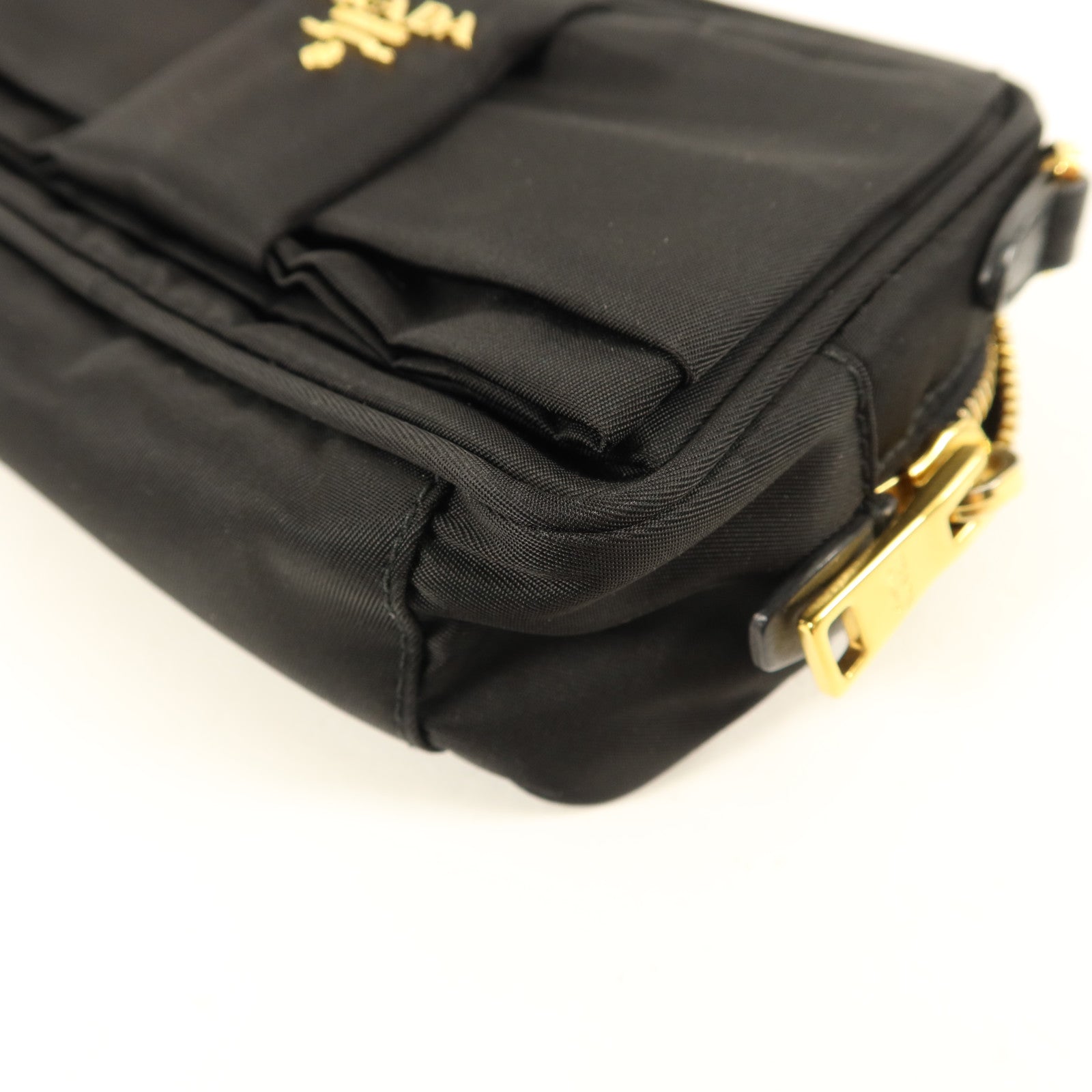 PRADA 尼龍Shoulder Bag金扣肩背袋