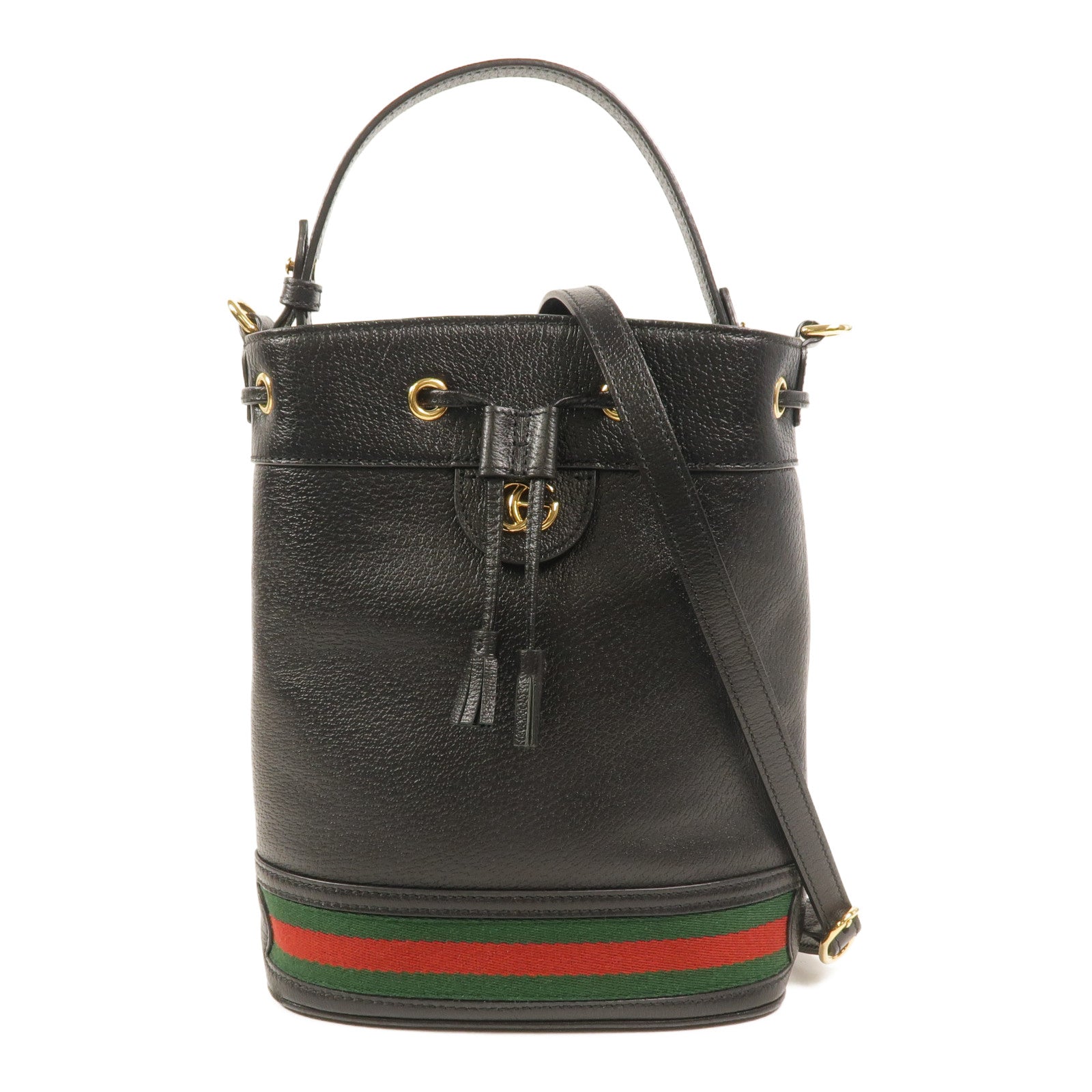 GUCCI 牛皮皮革Ophidia Bucket Bag手挽肩背兩用袋