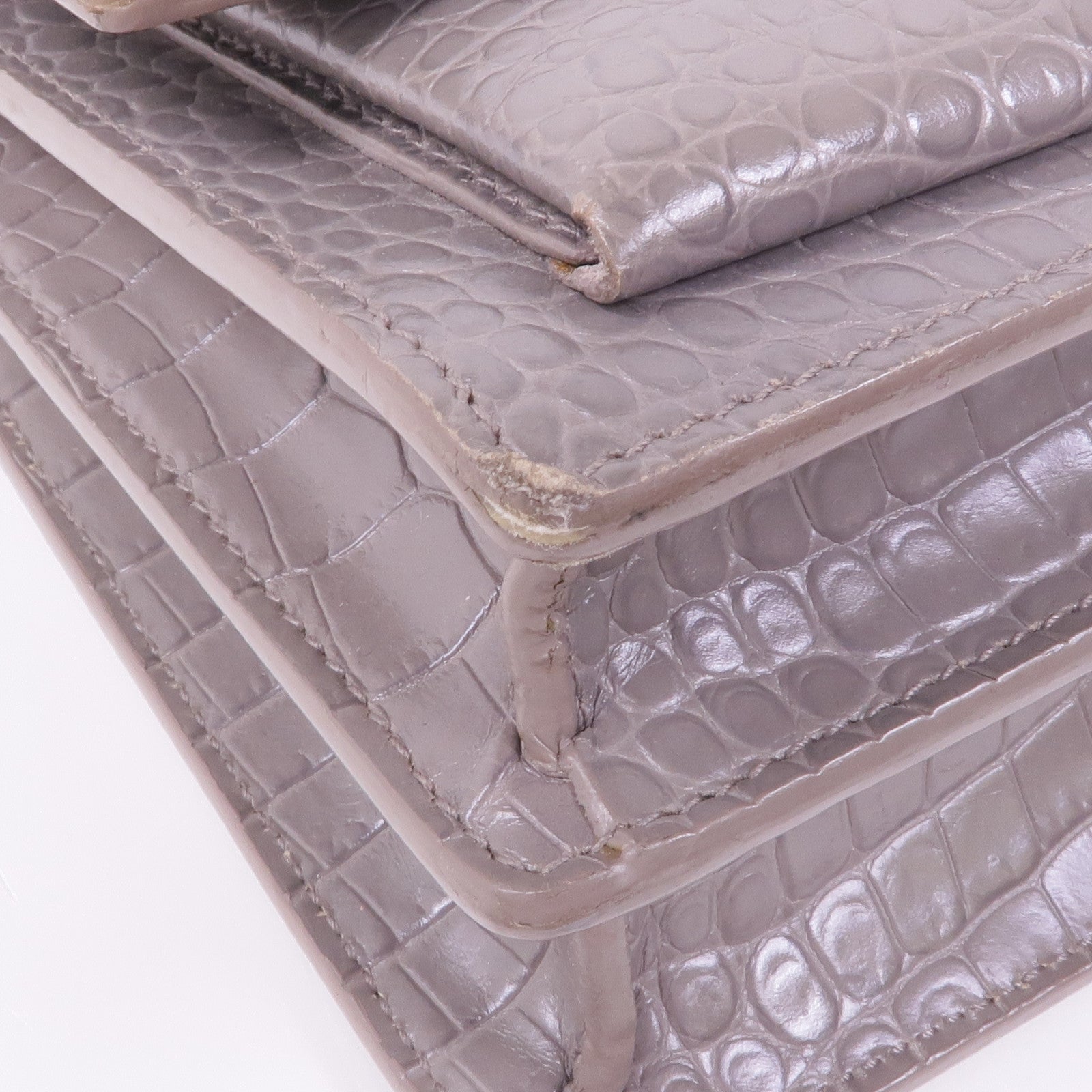 YVES SAINT LAURENT 牛皮皮革Sunset Medium銀扣鏈帶肩背袋