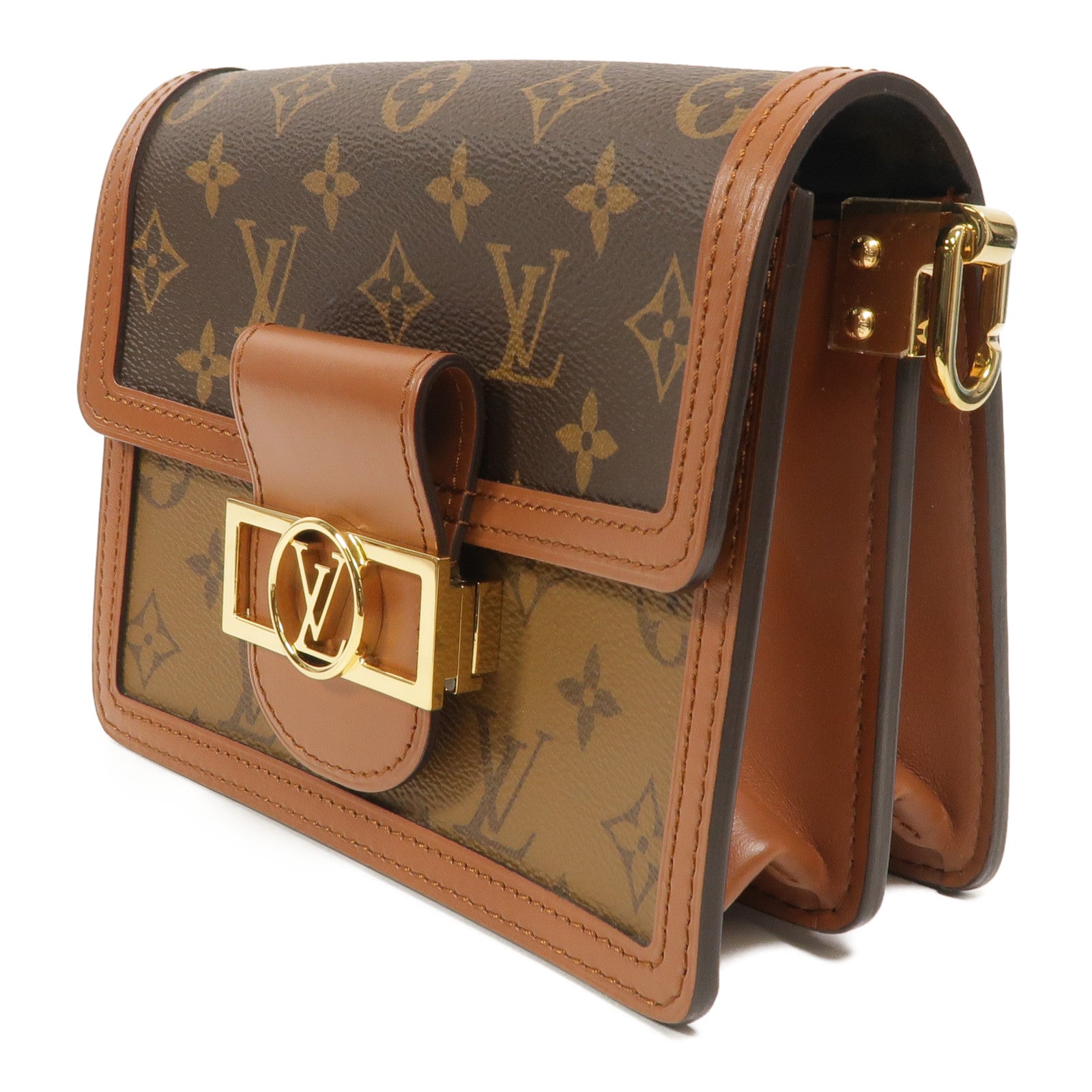 LOUIS VUITTON Monogram/Monogram Reverse Mini Dauphine肩背袋