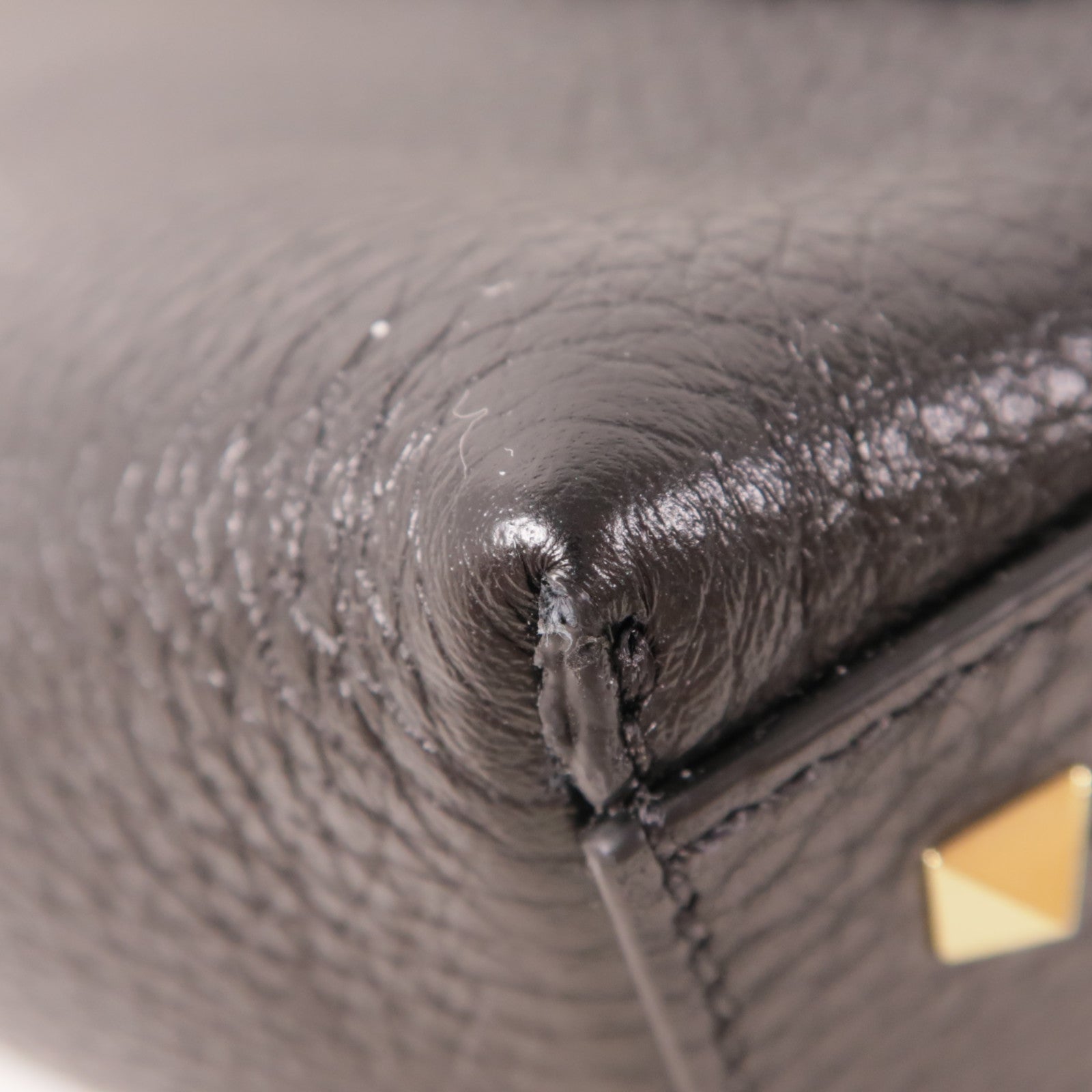 Valentino 【激減優惠】牛皮皮革Rockstud金扣手挽肩背兩用袋