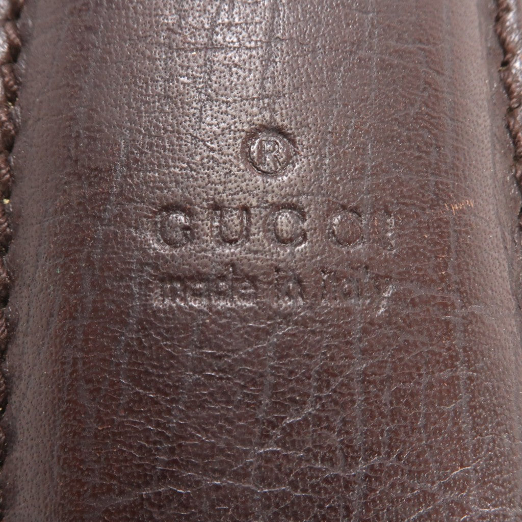 GUCCI 塗層帆布Shoulder Bag銀扣肩背袋