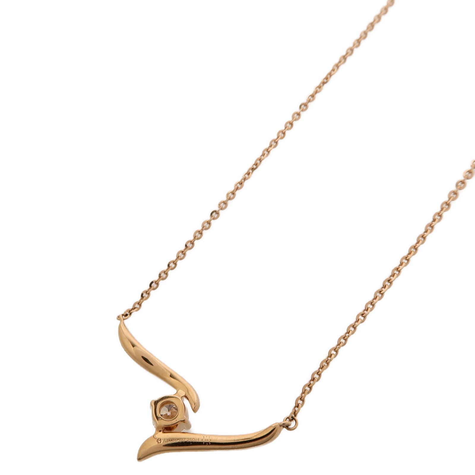 JEWELRY 18K玫瑰金Necklace鑽石項鍊