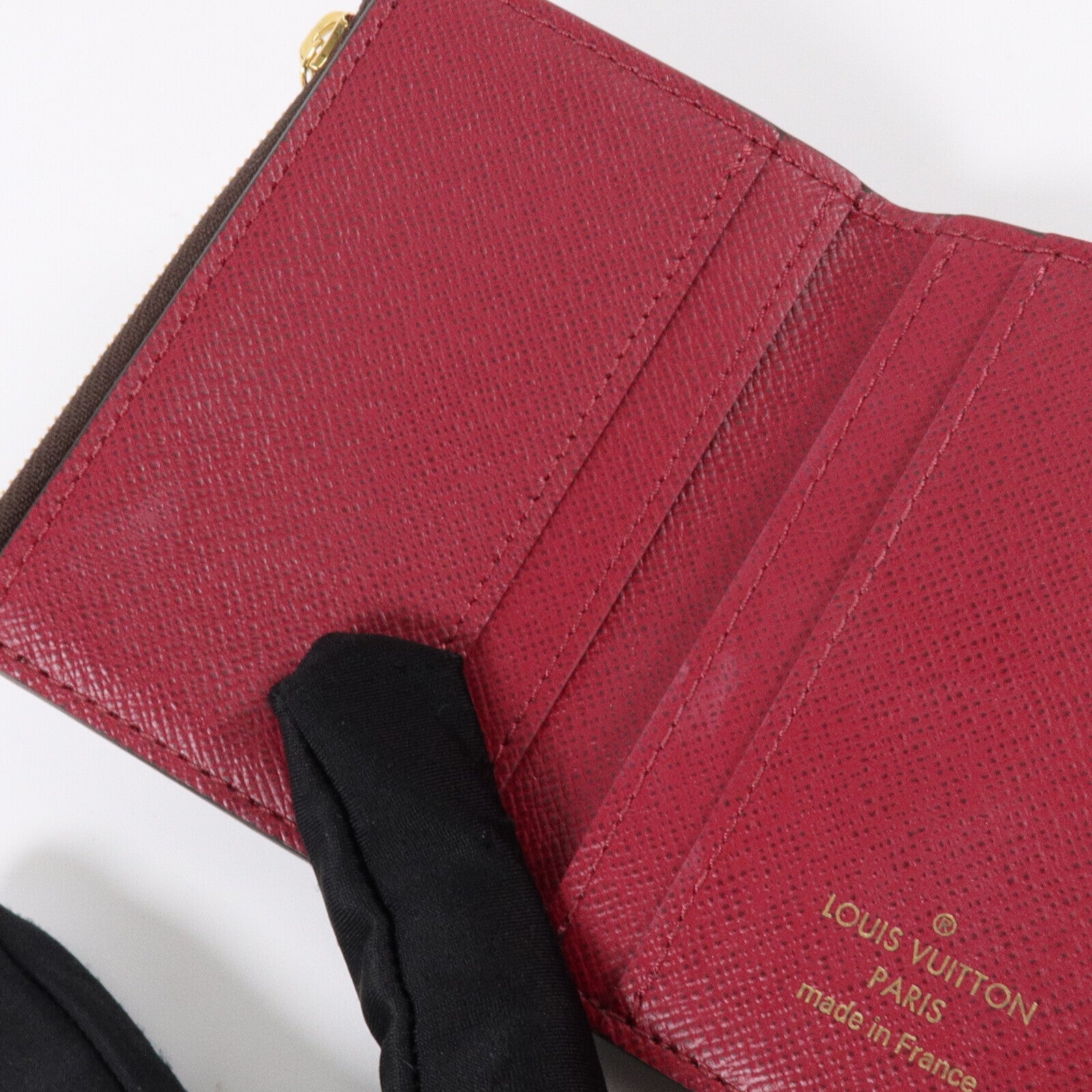 LOUIS VUITTON Monogram Fuchsia Zoe Wallet金扣錢包