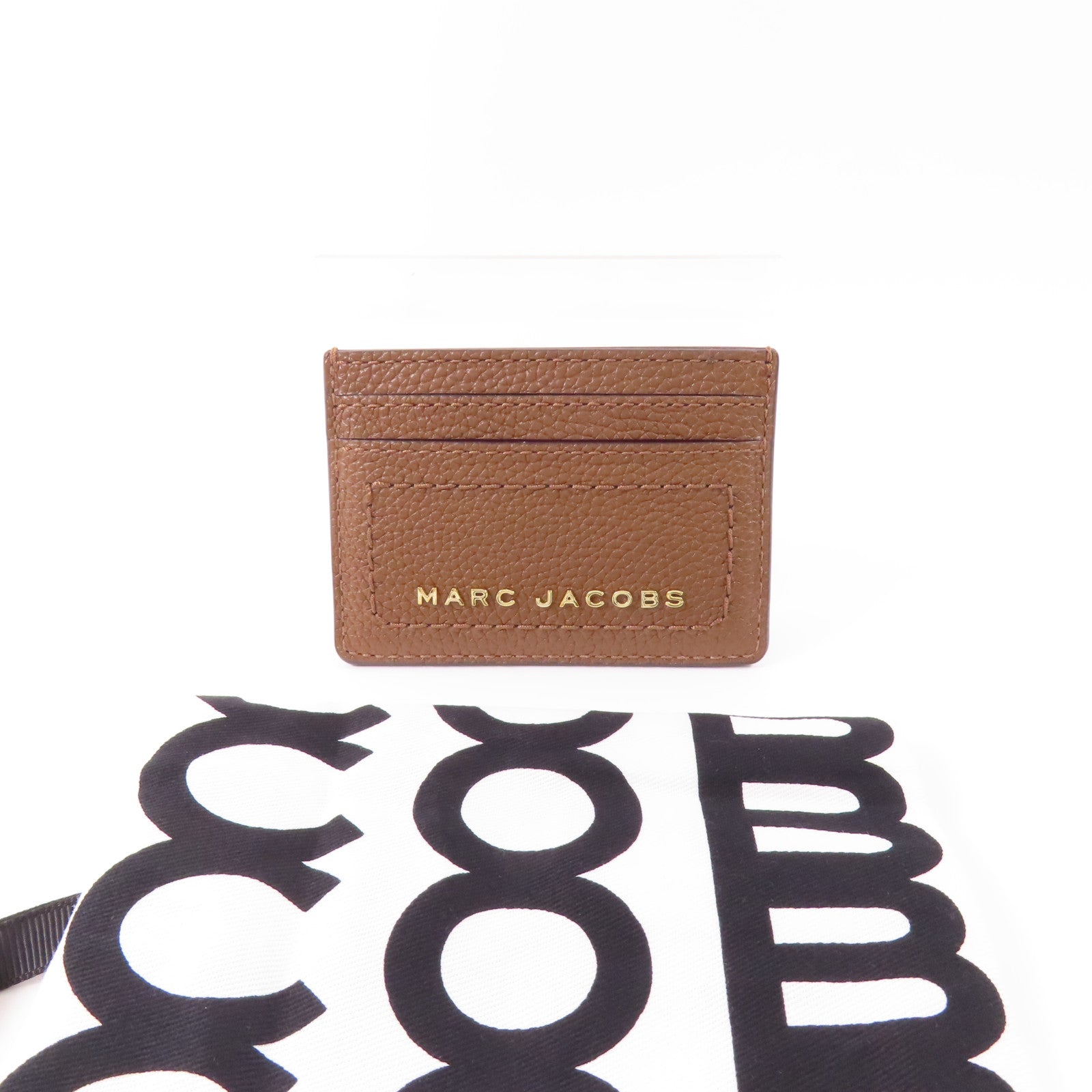 MARC JACOBS 牛皮皮革Card Holder金扣卡片套