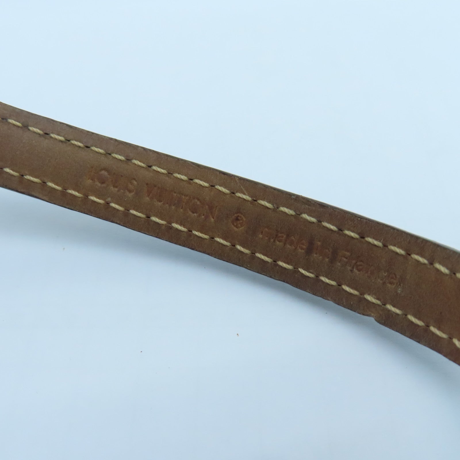 LOUIS VUITTON Monogram Bracelet手镯金扣啡色