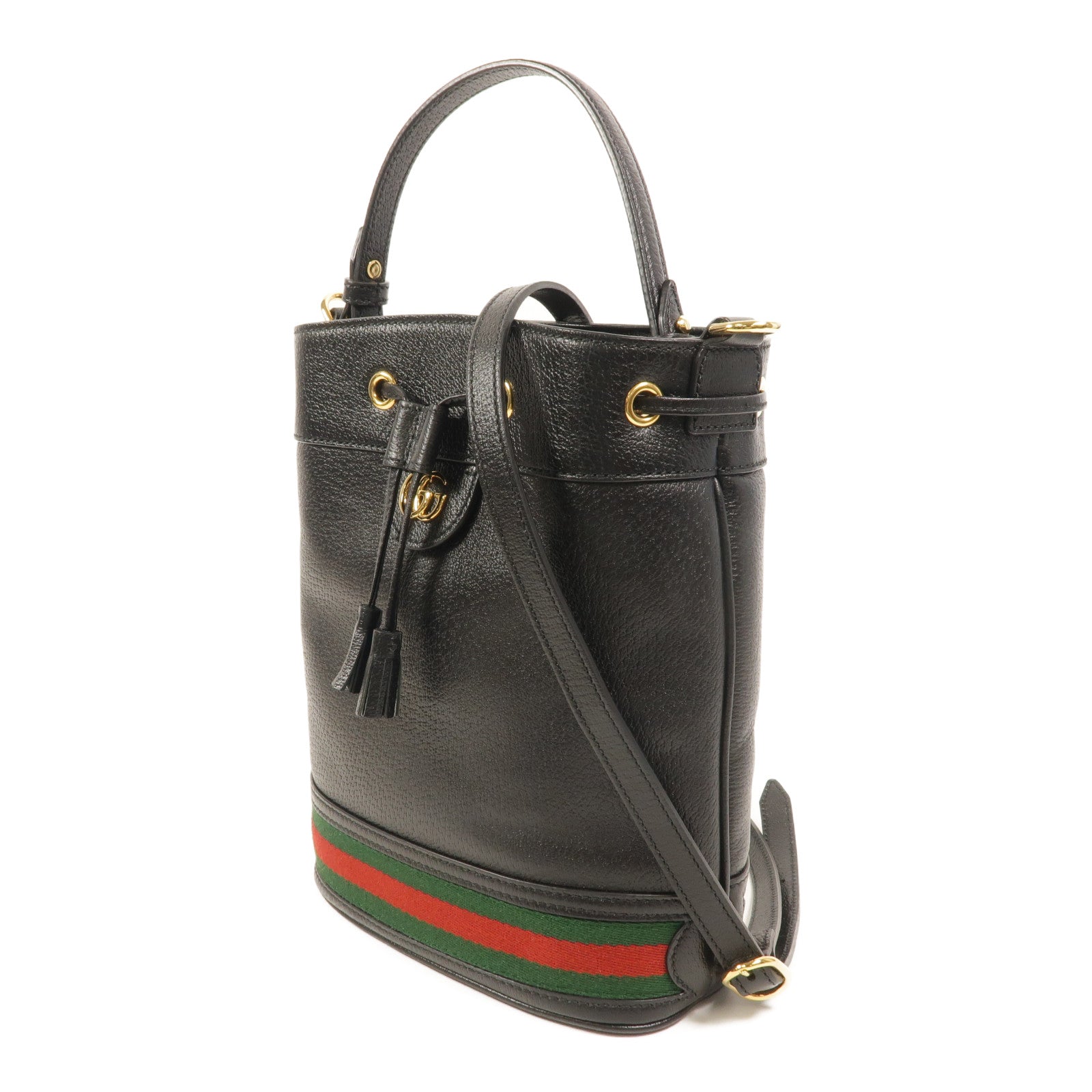 GUCCI 牛皮皮革Ophidia Bucket Bag手挽肩背兩用袋